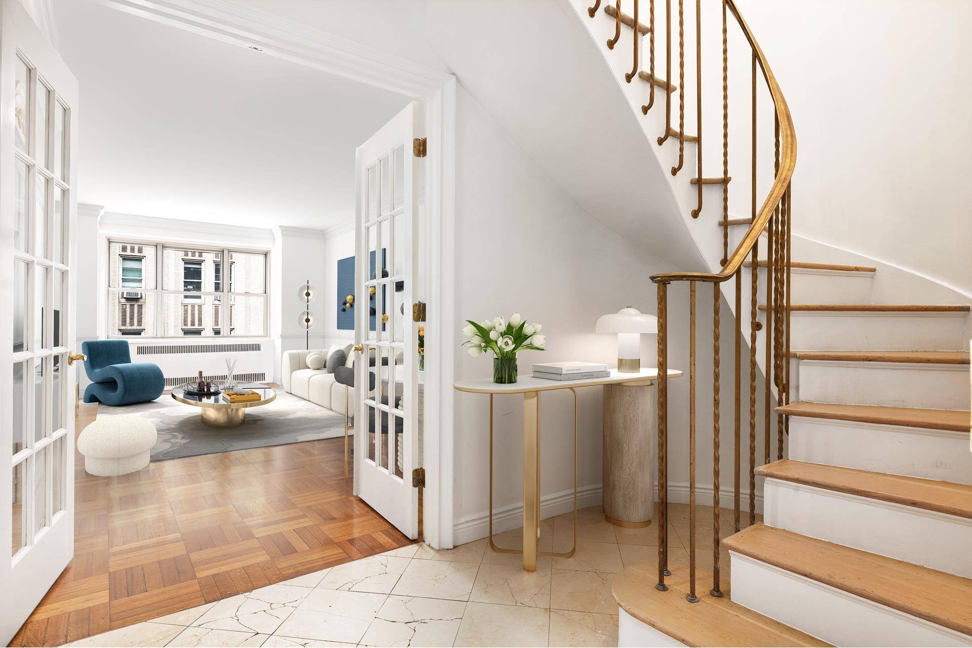 Step into this charming duplex featuring two spacious bedrooms and a dedicated home office, perfect for remote work or study.