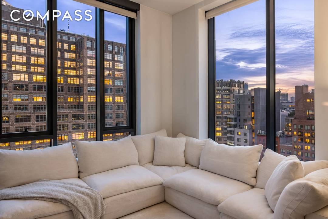 Welcome to 10A at 570 Broome Street, a southwest facing oversized corner one bedroom of 802 square feet with 10' 9'' ceilings, accentuating light and scale.