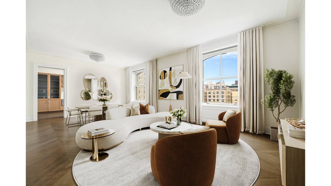 This elegant floor through residence offers three bedrooms and three and a half bathrooms, with both north and south exposures that fill the home with natural light.