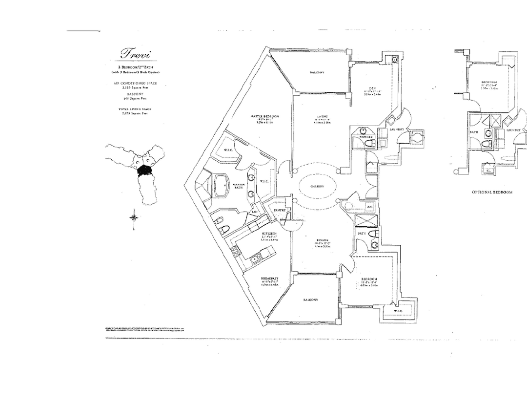 Beautiful, rarely available 3 bedroom and 3 full baths furnished condo.