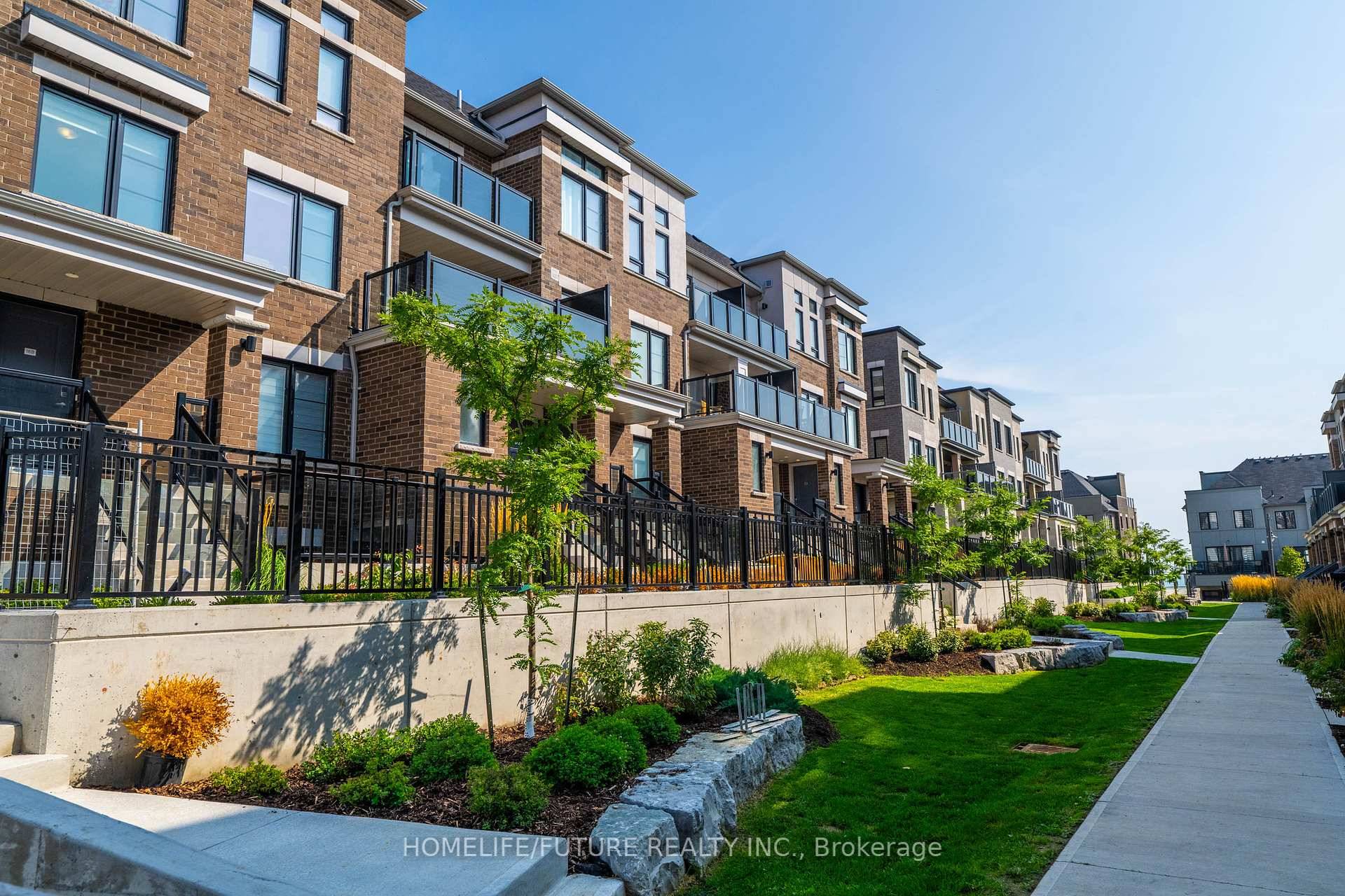 New Stacked Townhouse For Lease 5 Pcs Appliances Pridge Masher Dryer Stove Dishwasher Enjoy The Morning Coffee On Your Walkout Balcony And Scenic View Of The Lake, This Modern Open ...