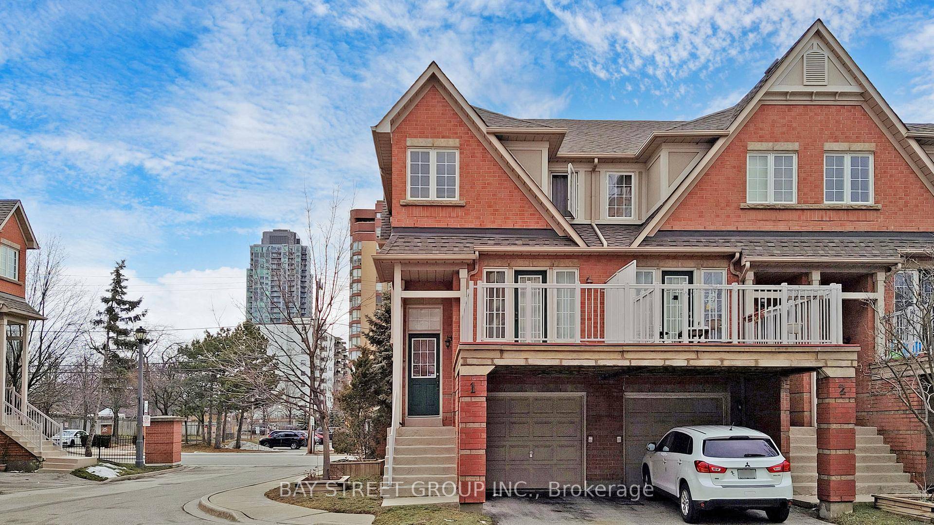 Welcome to a beautifully updated end unit townhome located in a quiet, well maintained complex.