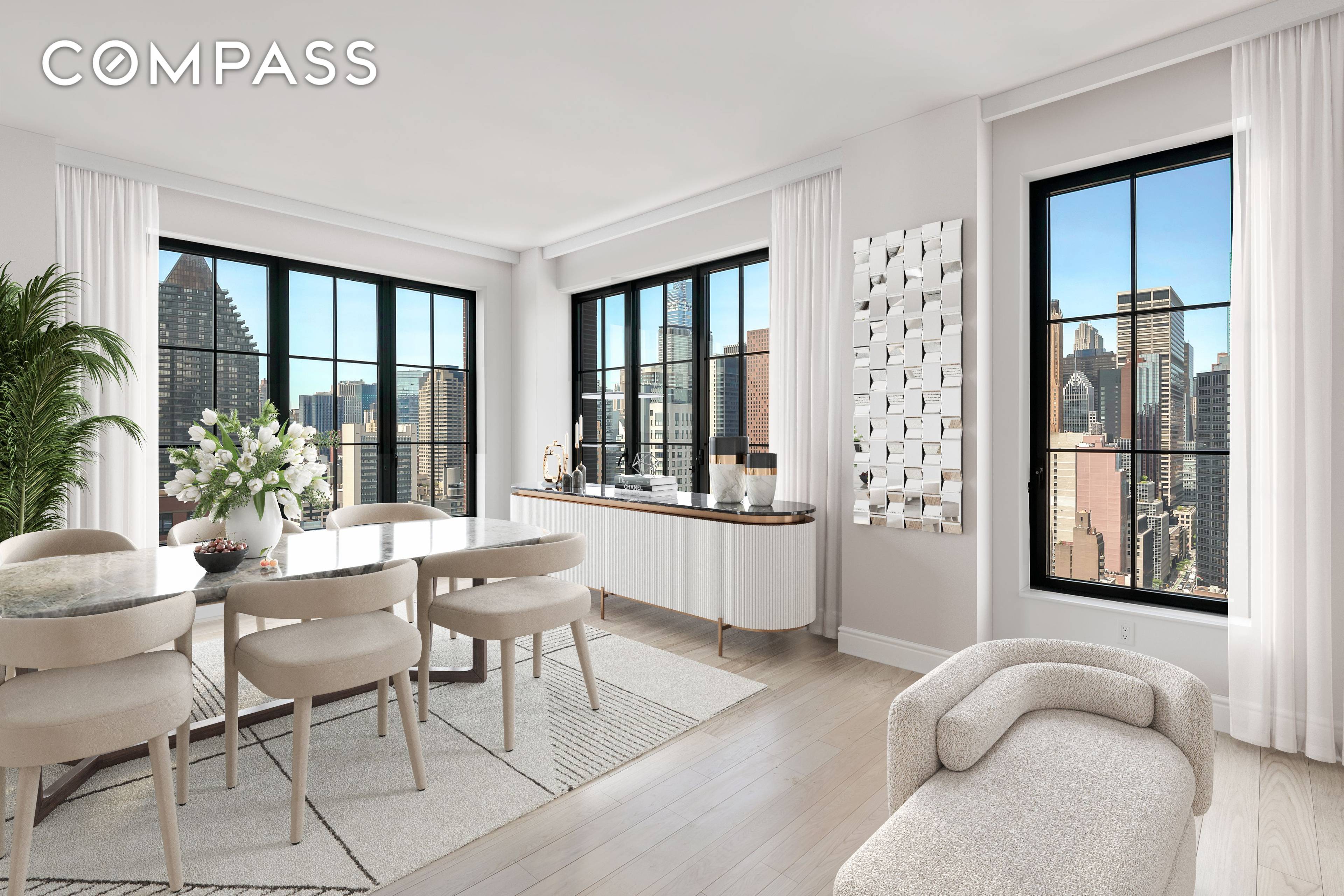 The 270 degree views of the city from the 25th floor of The Sutton are just the beginning for Apartment 25H.