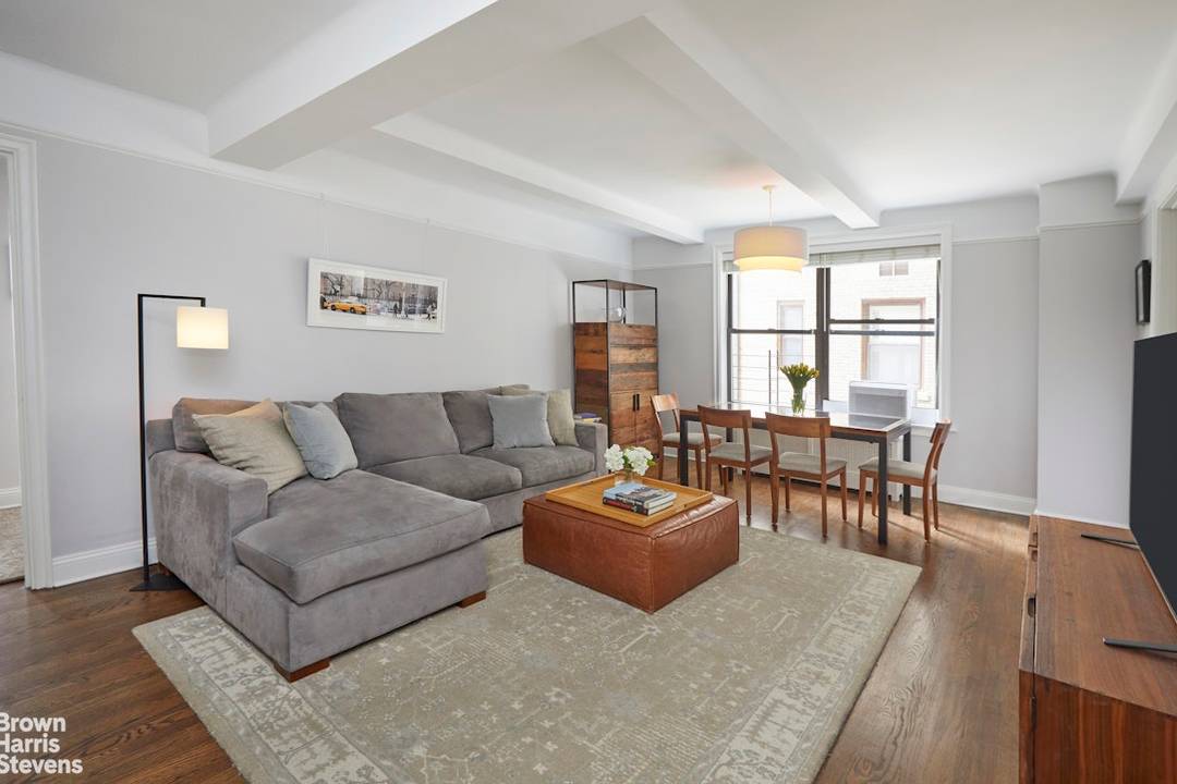 Located on one of the most beautiful and tranquil tree line blocks on the Upper West Side, this serene 2 bedroom, 1 bath home is in mint condition.