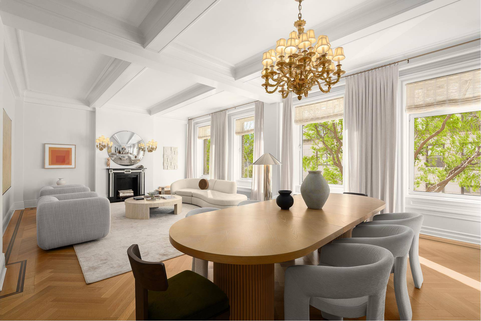 271 Central Park West, Apartment 3rd Floor West, is a stunning, fully gut renovated four bedroom home, that seamlessly blends pre war elegance with modern luxury.