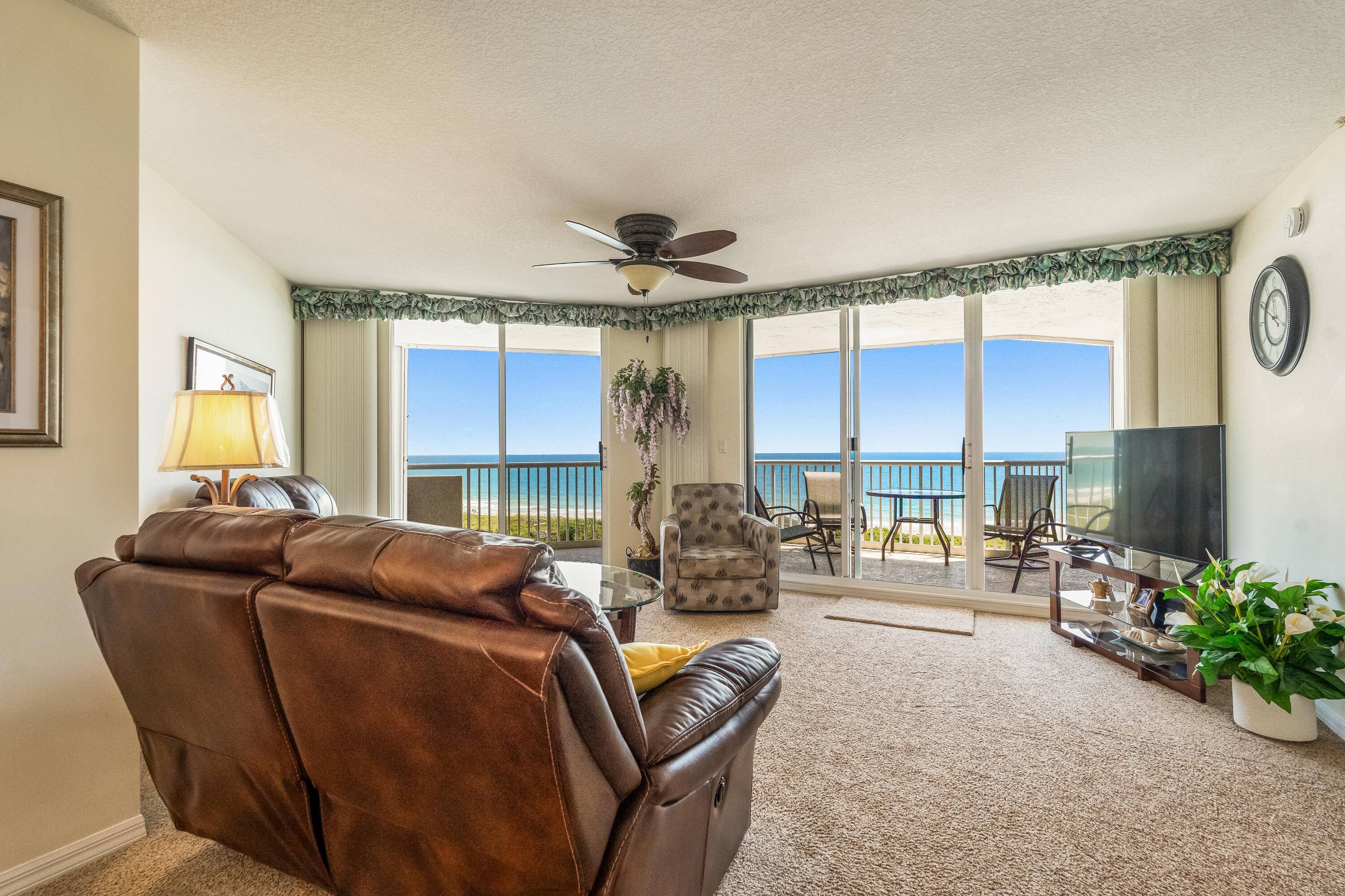 Beautifully updated 9th floor 2 bed, 2 bath unit with stunning ocean and intracoastal views !