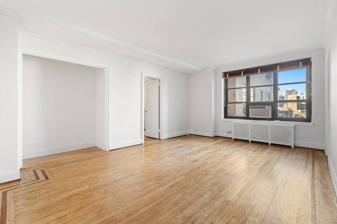 Welcome to Apartment 12R at Gramercy House Sun filled and spacious, this generously sized studio offers open city views facing East, timeless pre war charm and great value for the ...