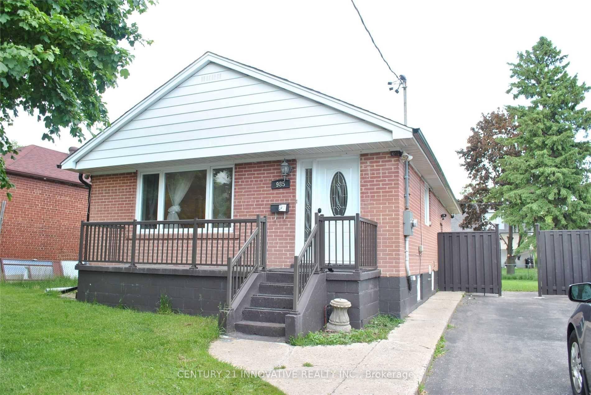 Welcome Home ! Detached Brick Bungalow Basement Level Walking Distance To Victoria Park Subway Station And Close To Shops, Cafes, Parks More !