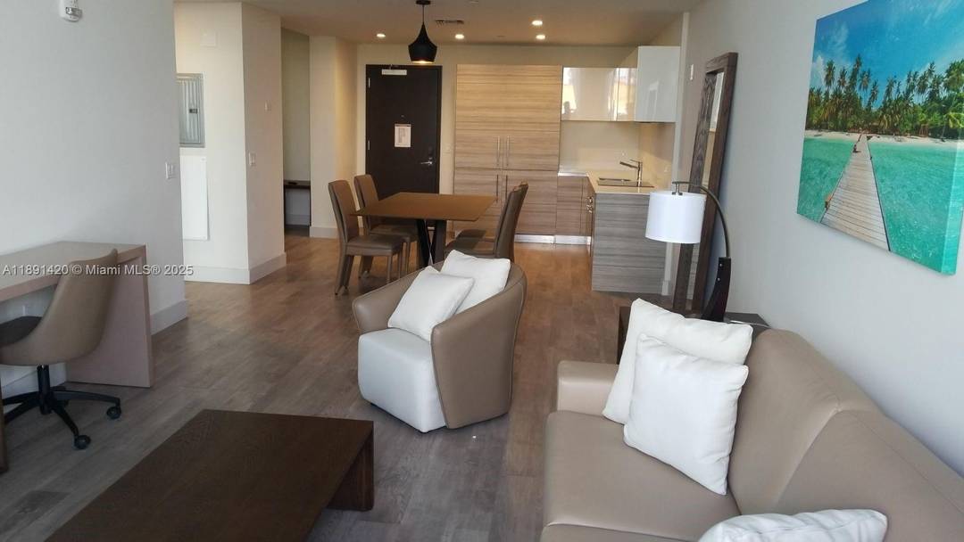 Fully furnished one bedroom plus den unit with a full view of the intercoastal from your own balcony.