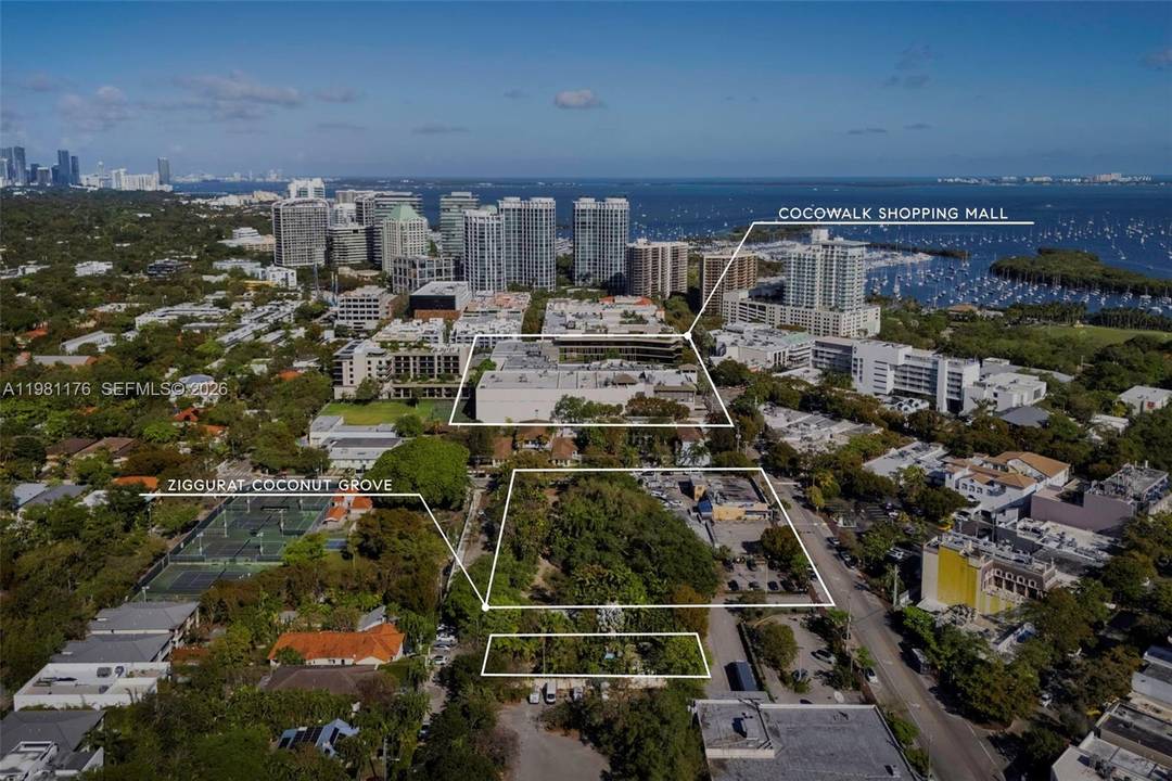 An extraordinary boutique development opportunity in the heart of Coconut Grove, adjacent to the iconic Ziggurat development designed by Oppenheim Architecture.