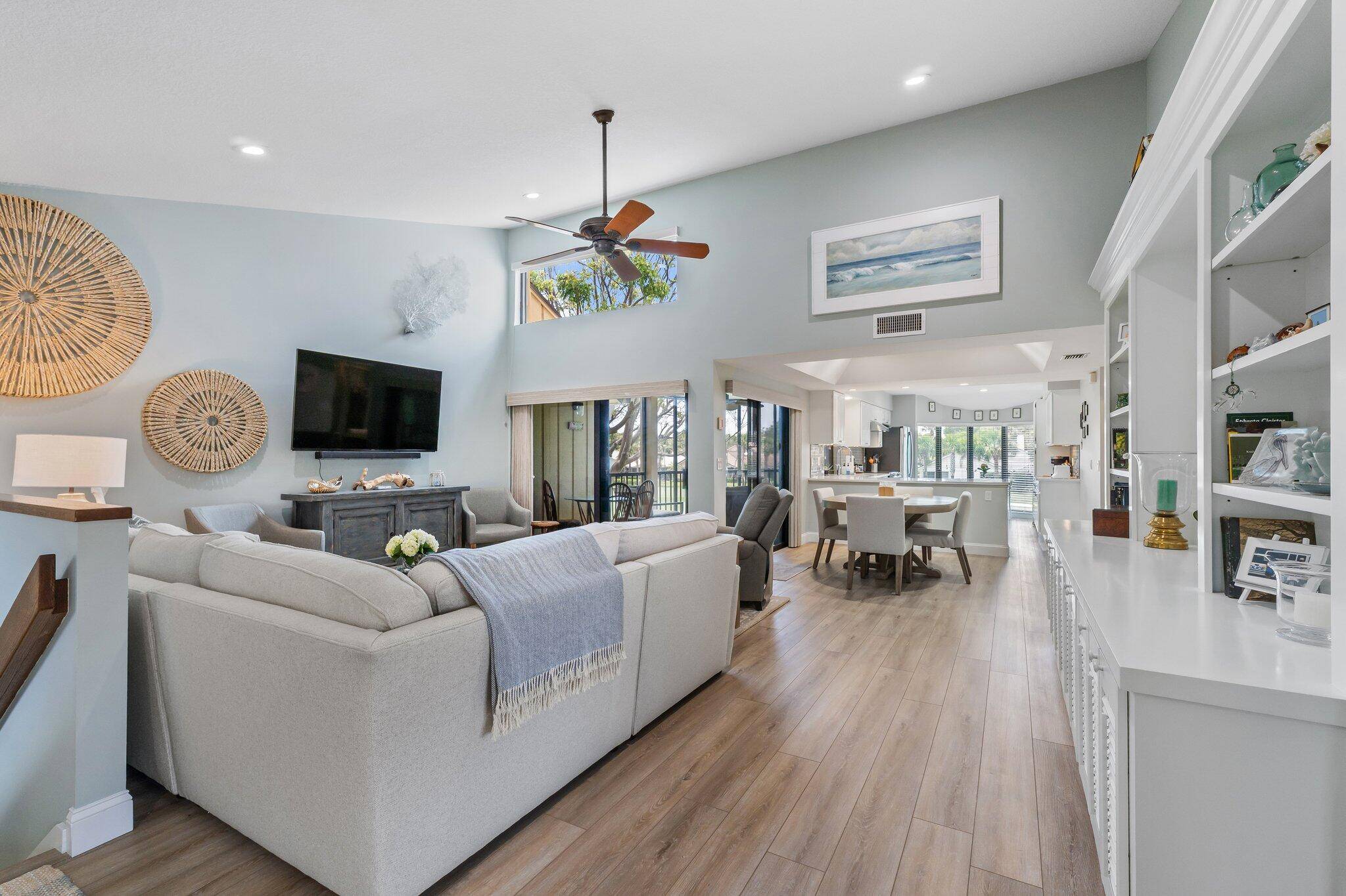 Enjoy serene, private living in this beautifully remodeled 1, 800 sq ft residence, perfectly positioned along the 11th fairway.