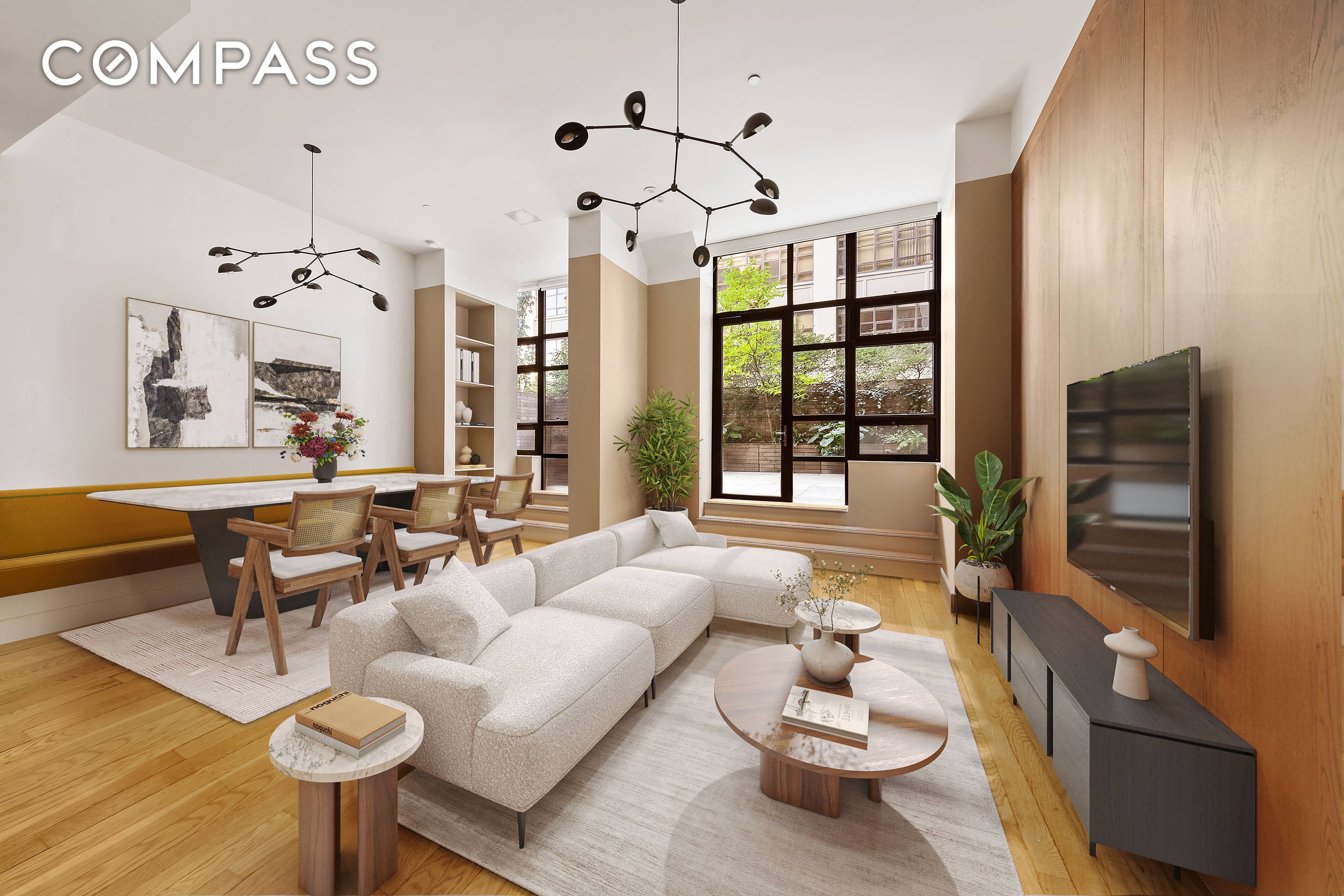 A Fully Reimagined Designer Home with approximately 642 sqft Private Terrace and Outdoor Jacuzzi Overlooking the Brooklyn Bridge.