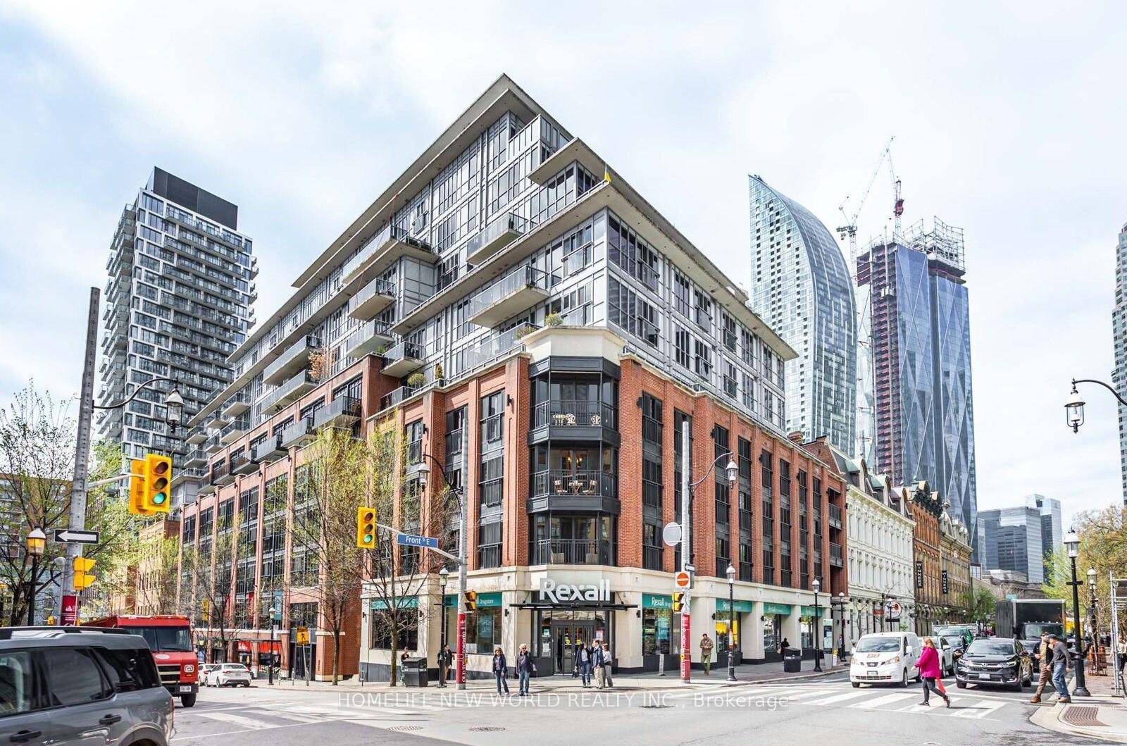 Welcome to a luxury 1 bedroom plus den suite in the Berczy, a boutique 12 storey building ideally situated at Front and Church Streets, just steps from the vibrant St.