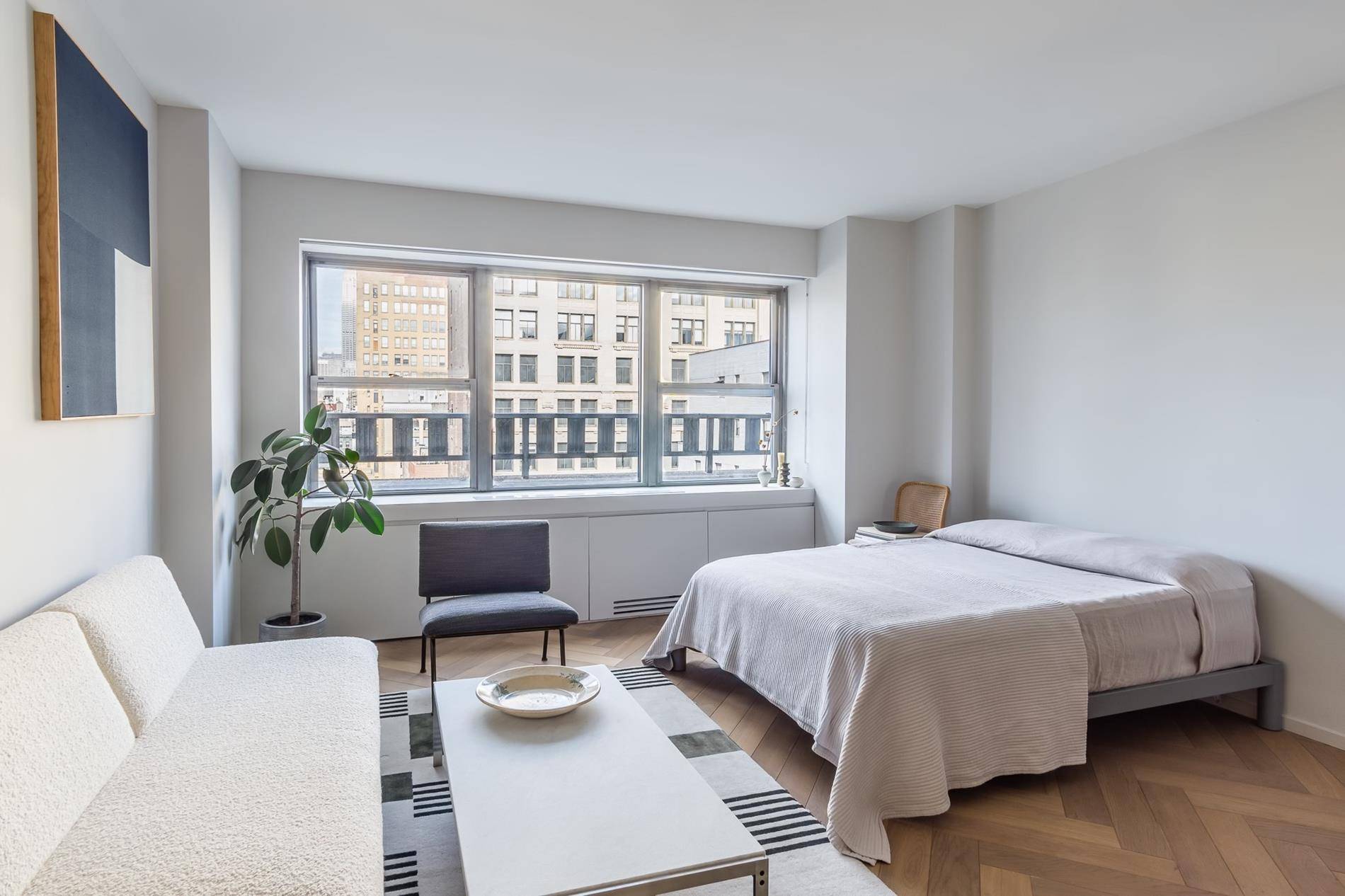 Gut renovated, turnkey jewel box studio just off Fifth Avenue.