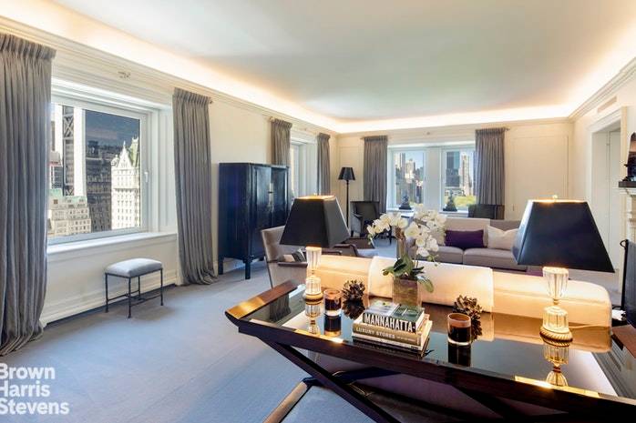 This impeccably renovated six room apartment at the world renowned Pierre provides the ultimate home for sophisticated entertaining and luxurious living.