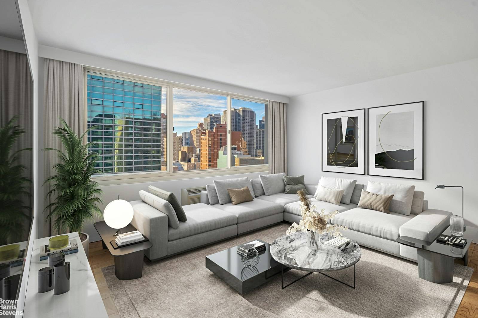 One bedroom apartment with great views in a full service condominium building.