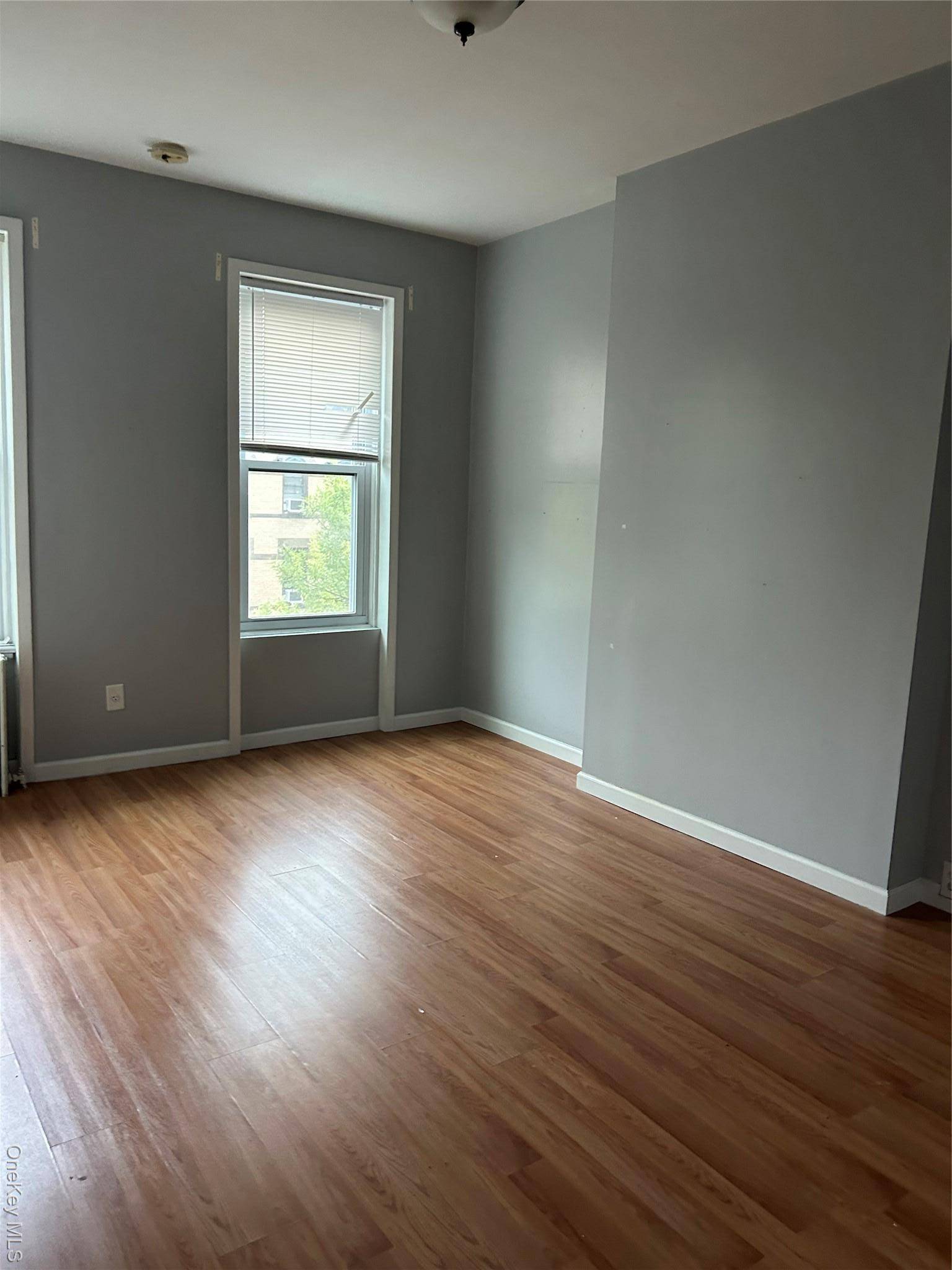 Beautiful renovated apartment for rent in the heart of Ridgewood features living room, dining room area, EIK, one full bath, and three spacious bedrooms.