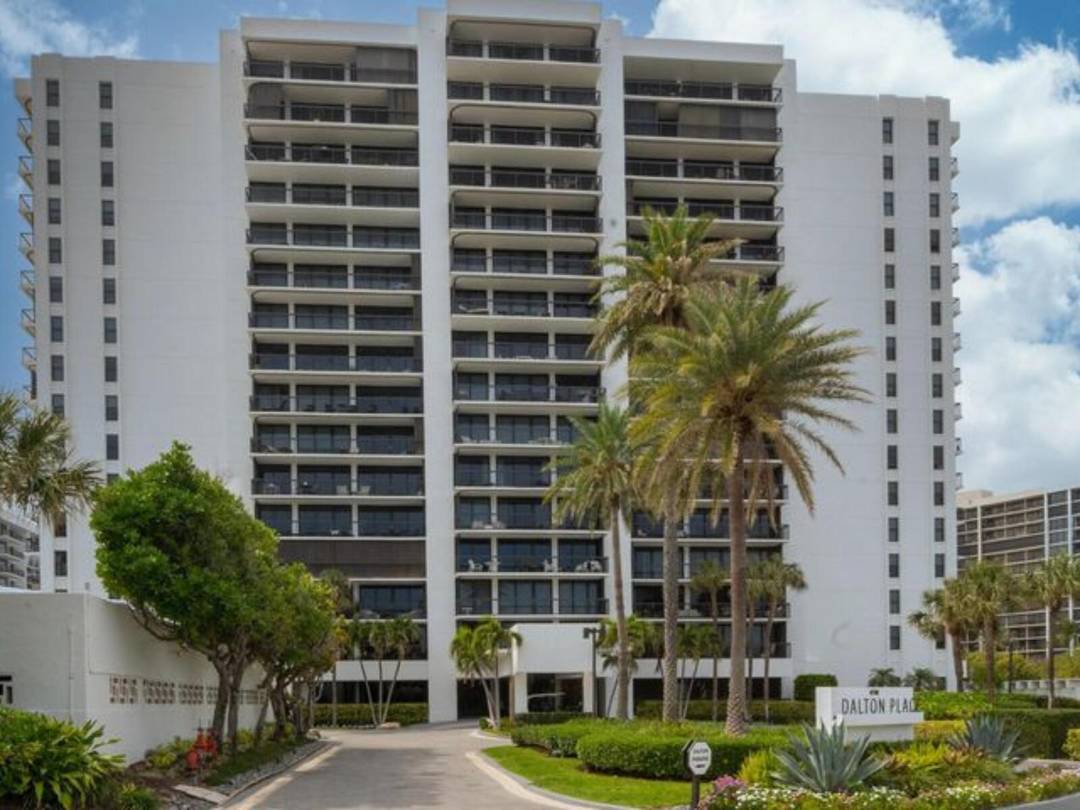 Turnkey 3 Bedroom Corner Residence with Panoramic ViewsPerched on the 5th floor of the prestigious Dalton Place in Highland Beach, Florida, this fully furnished 3 bedroom, 3 bathroom corner unit ...