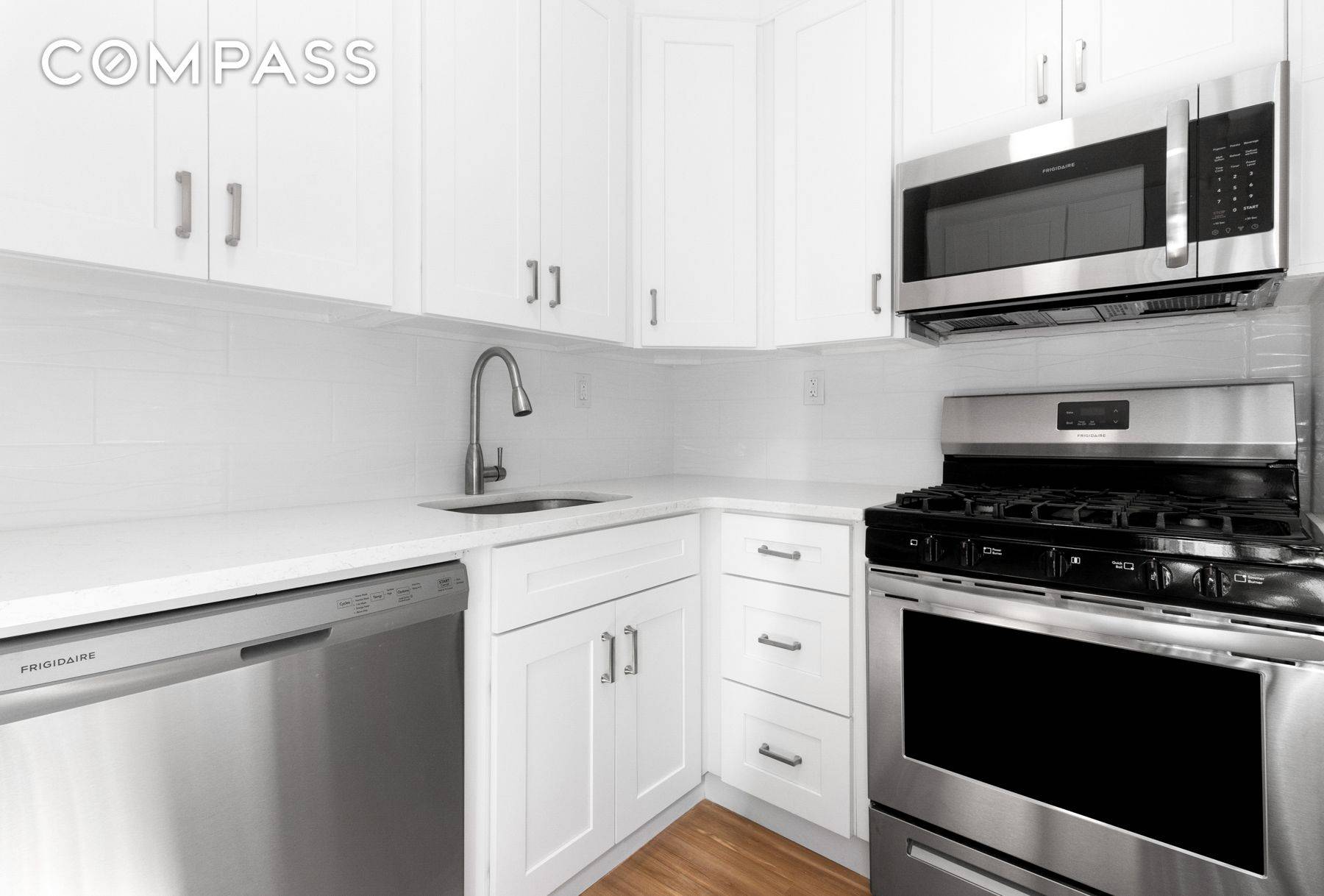 Come on in to 1C, a tasteful, gut renovated two bedroom unit on the first floor at Roosevelt Terrace Cooperative.