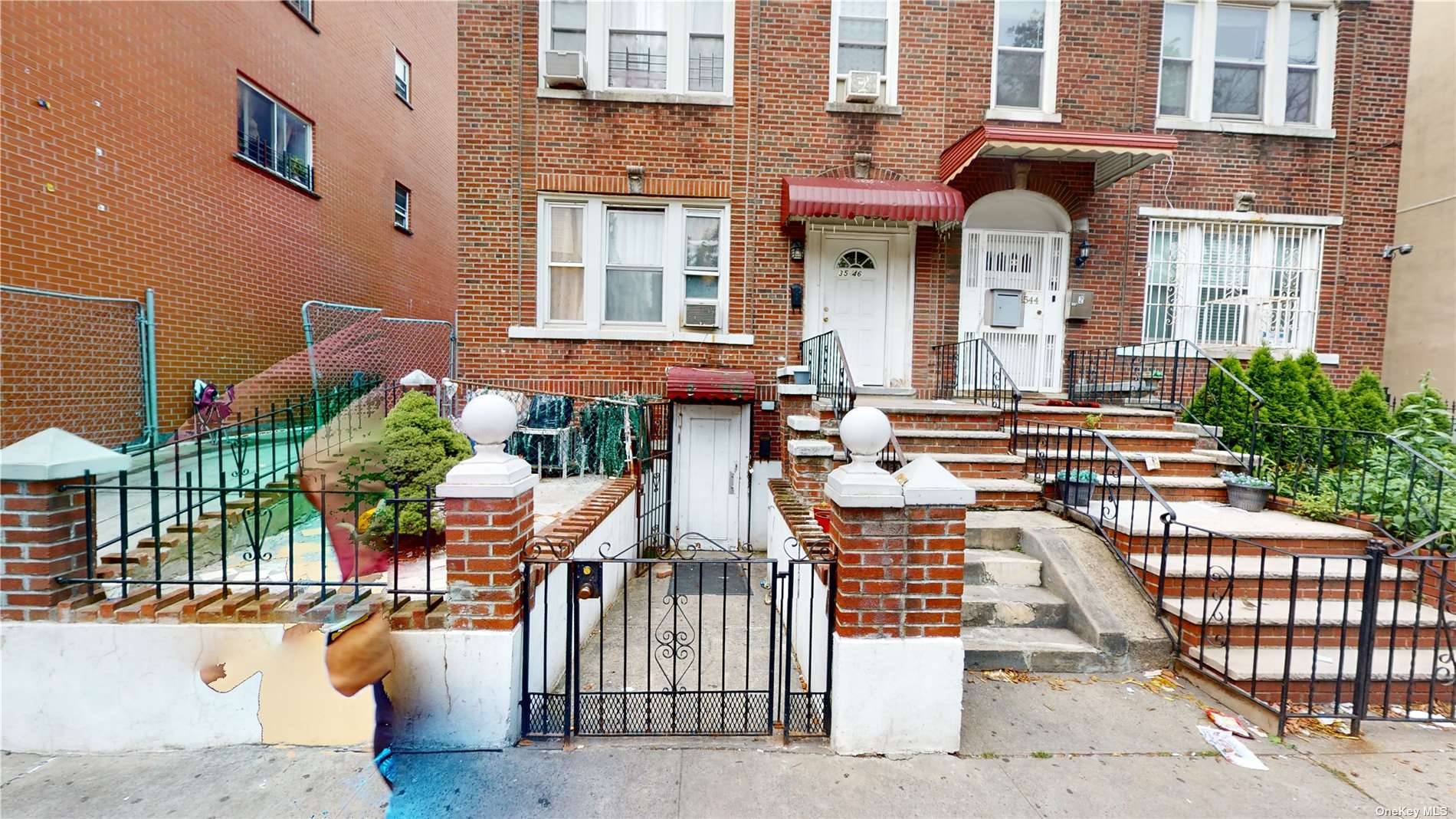 Big building with Basement legal for Offices, 3 Bedrooms apartment in 1st fl, 4 bedroom apartment on 2nd Floor Can be delivered Vacant, 1 Block to Roosevelt Ave.