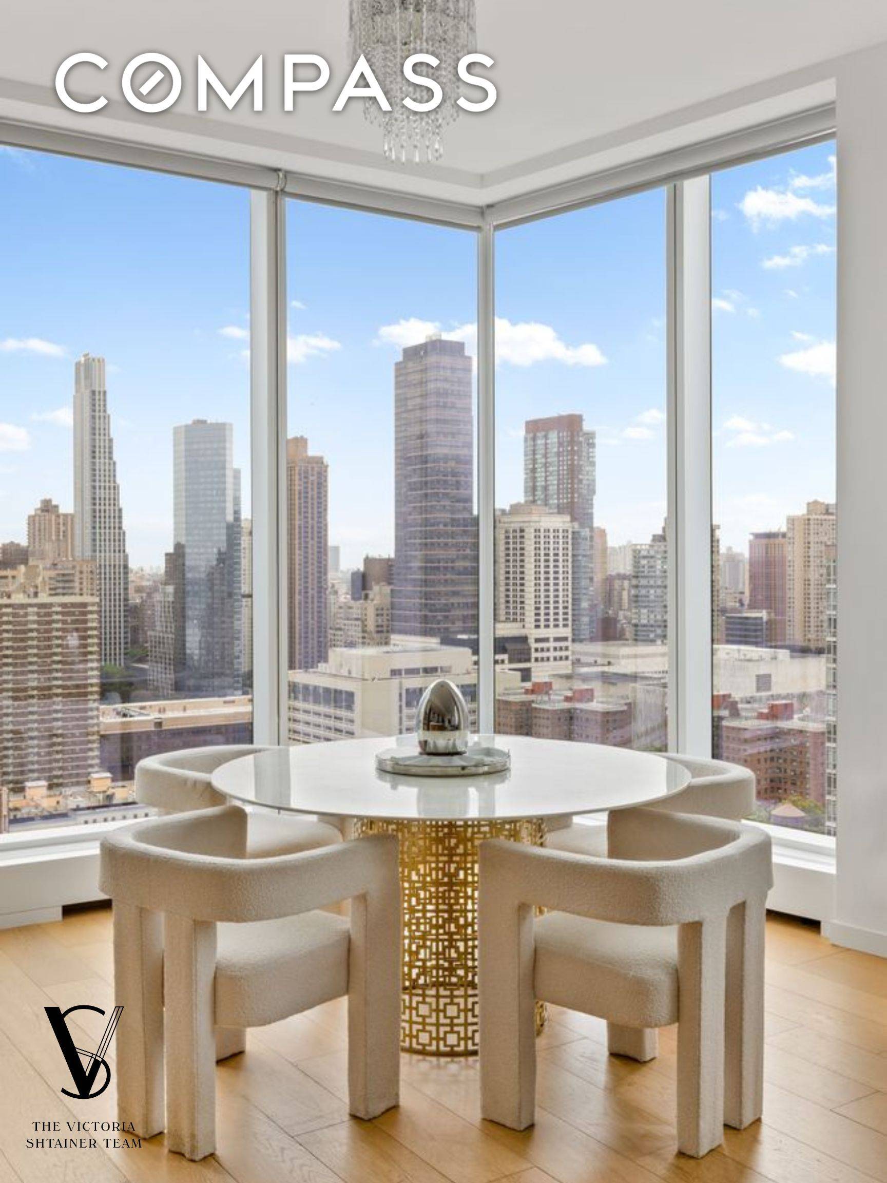 Welcome to an impeccably designed 2, 011 square foot three bedroom, three and a half bath residence and discover true luxury living in Manhattan.