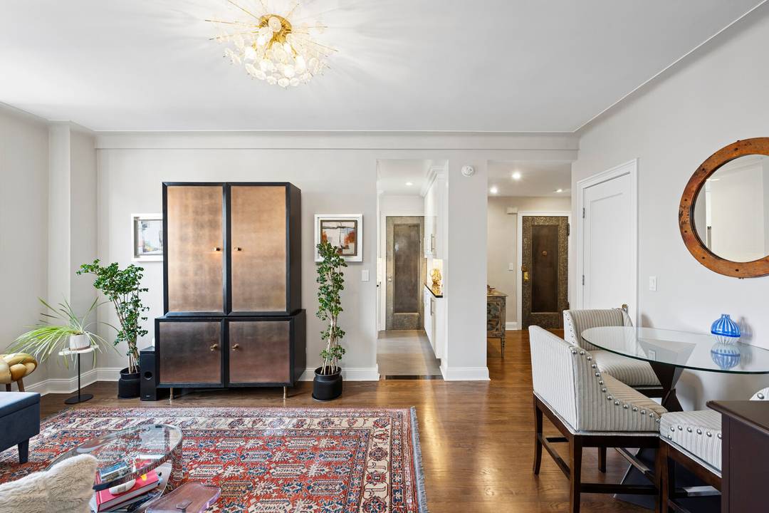 Welcome home to a beautifully renovated two bedroom, one bath residence in an intimate prewar boutique co op.