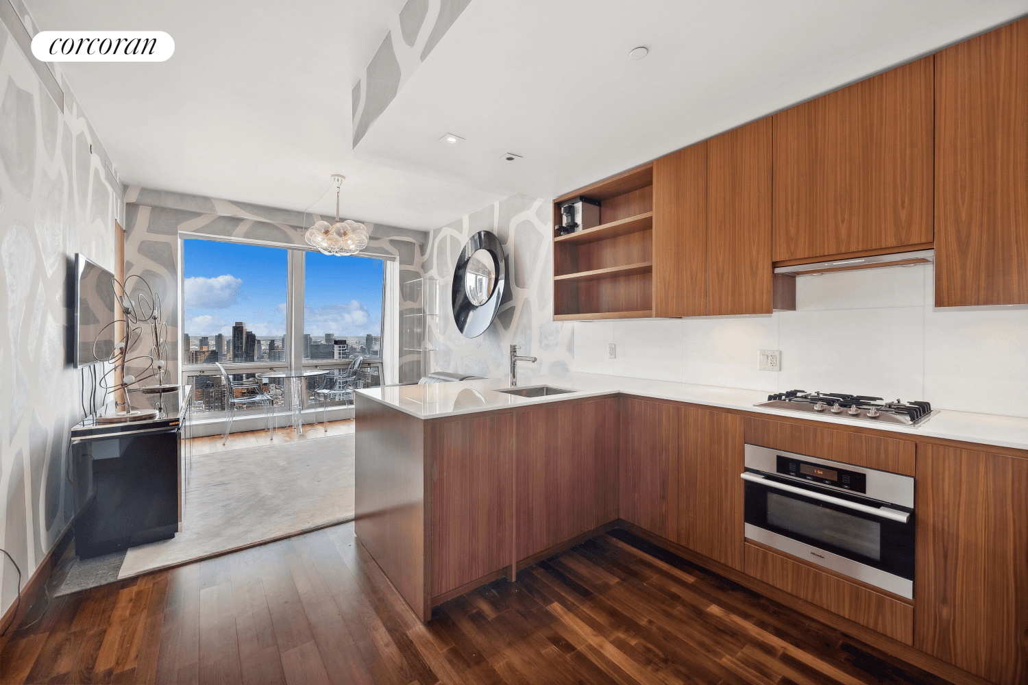 Discover stunning luxury in this meticulously designed one bedroom, one and a half bathroom residence located in the prestigious 400 Fifth Avenue.