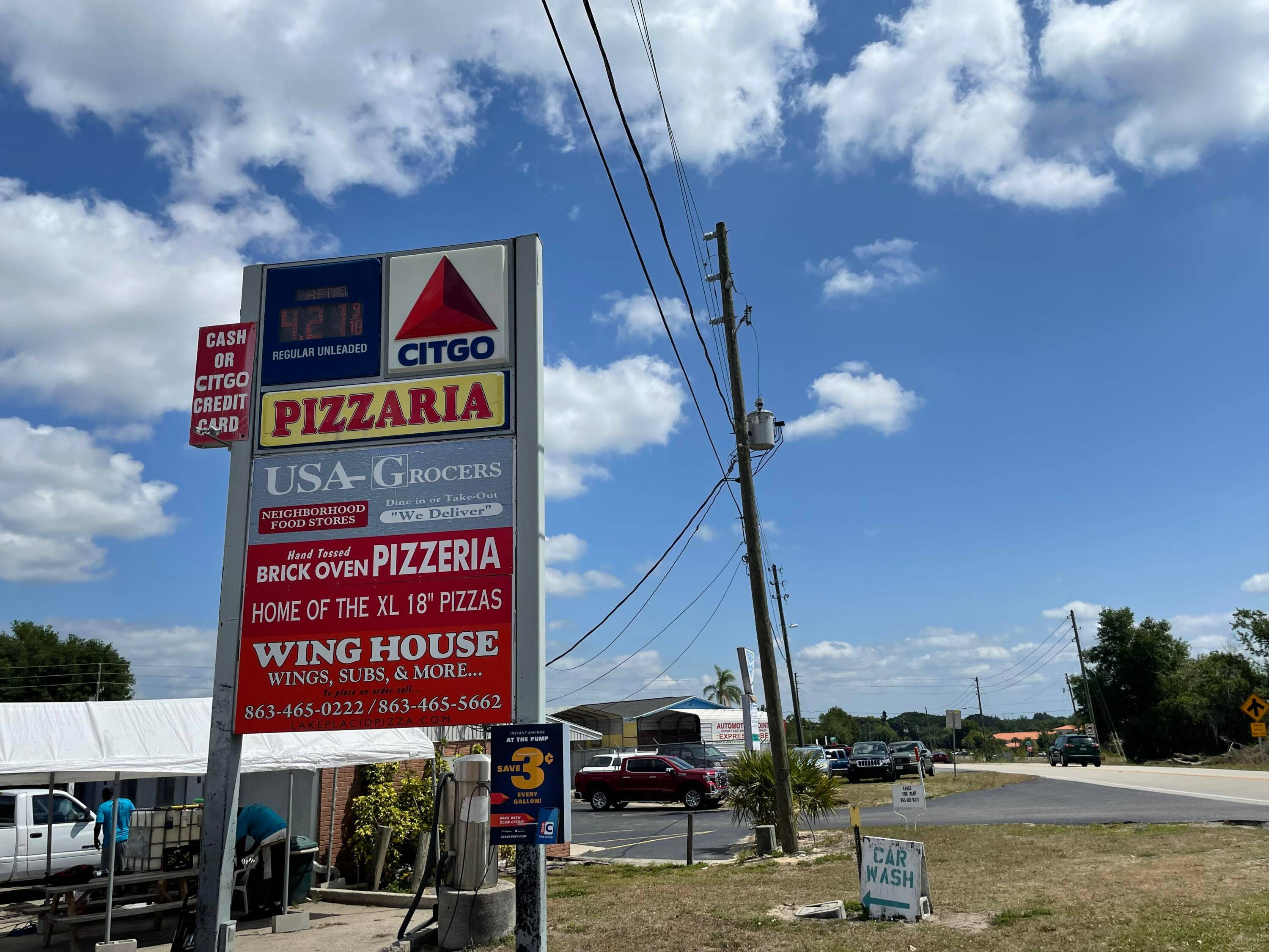 GAS STATION AND CONVENIENCE STORE AND RESTAURANT FOR SALE.