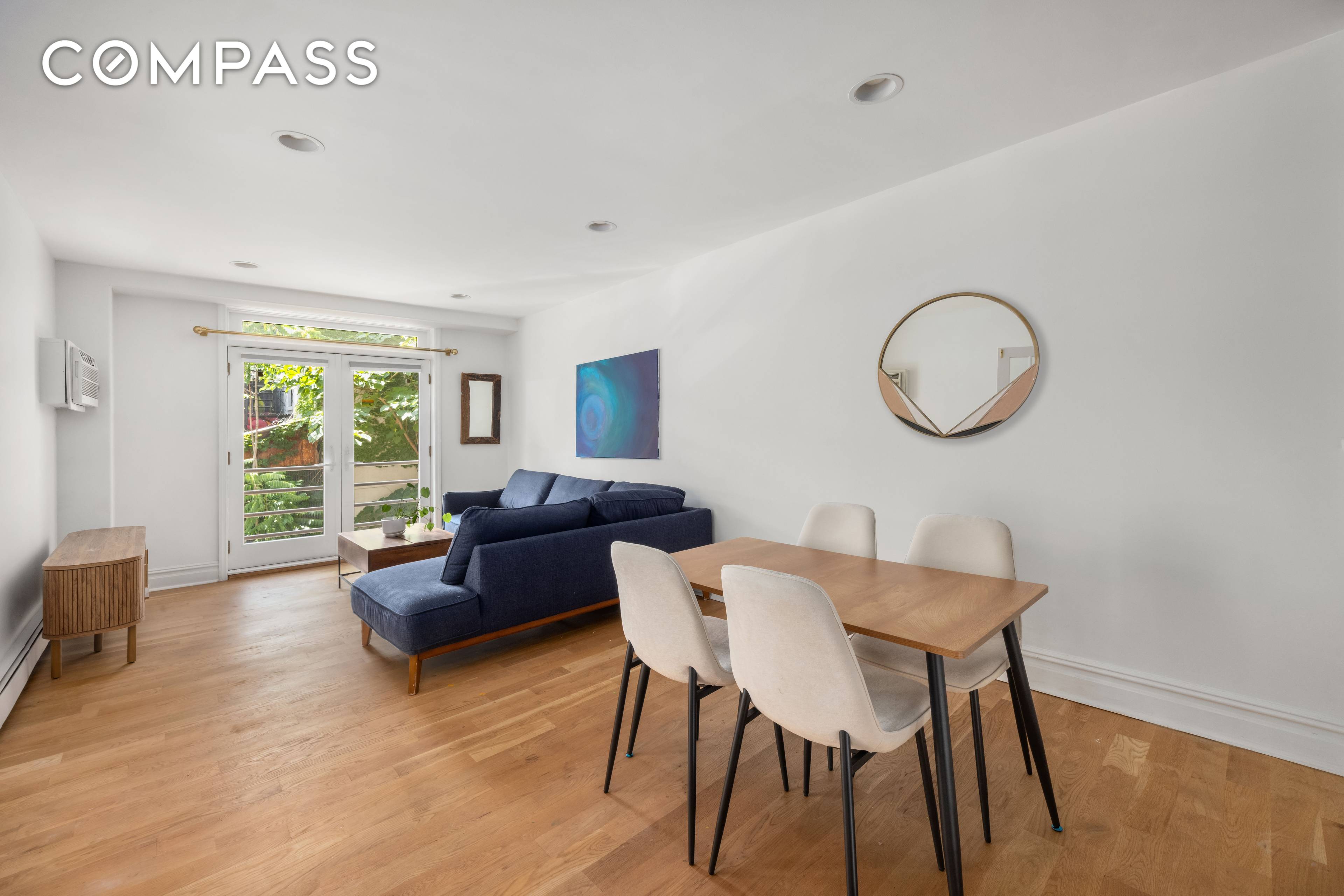 Make your home in the heart of Williamsburg in this turnkey two bedroom, two bathroom condominium featuring a wonderful open layout, lovely finishes and a Juliet balcony.
