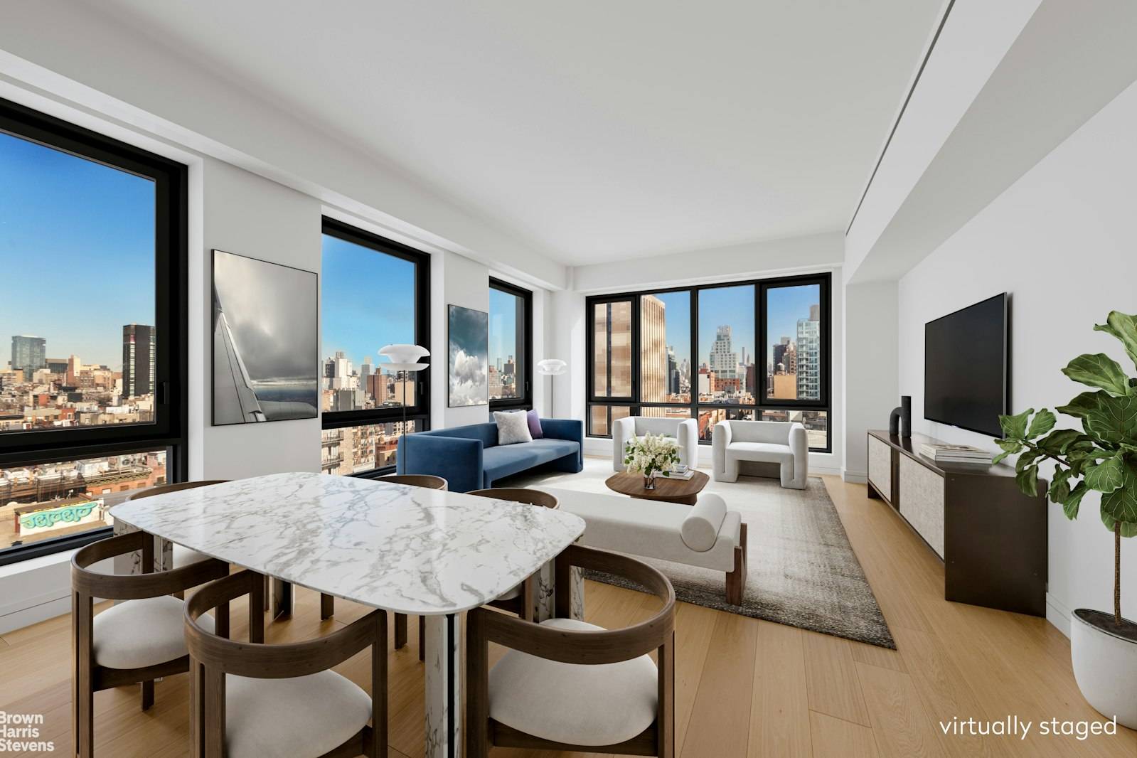 Enjoy spectacular light and mesmerizing views from this impeccably sited modern home that sits at the nexus of the Lower East Side, one of New York's most fashionable and storied ...