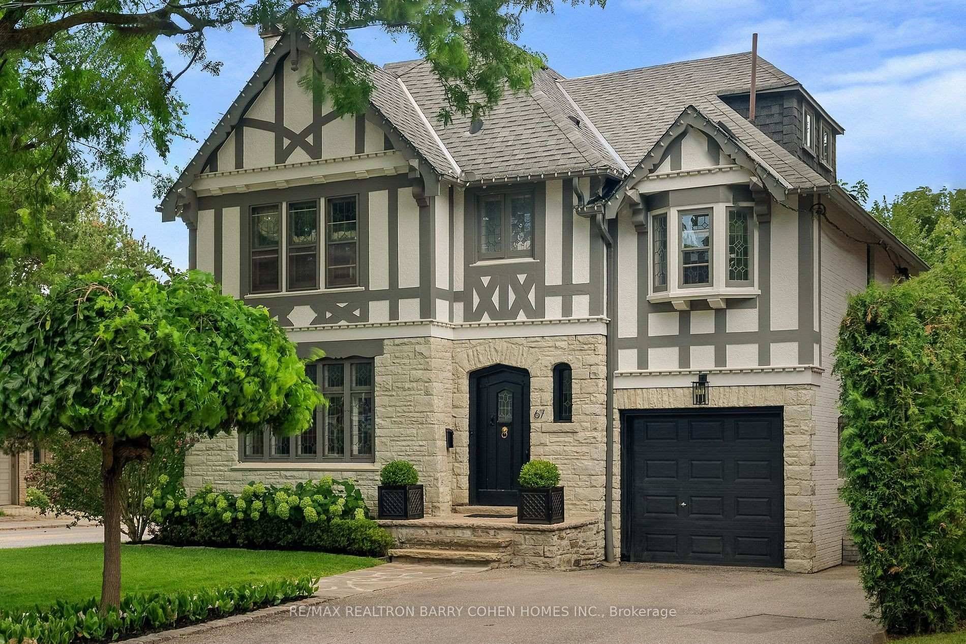 Renovated Tudor Style Residence Situated On A Dramatic Ravine Setting.