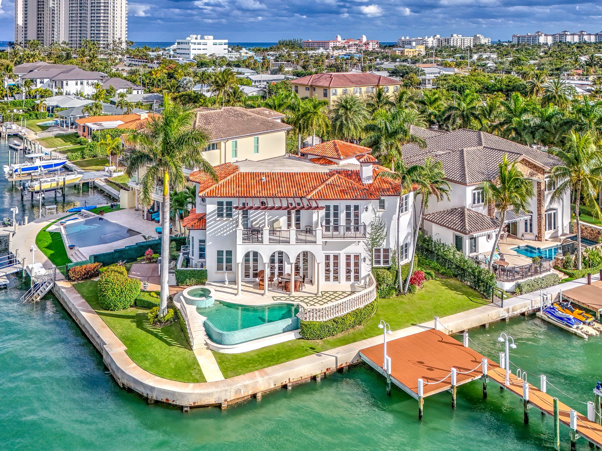Direct intracoastal and bay views.