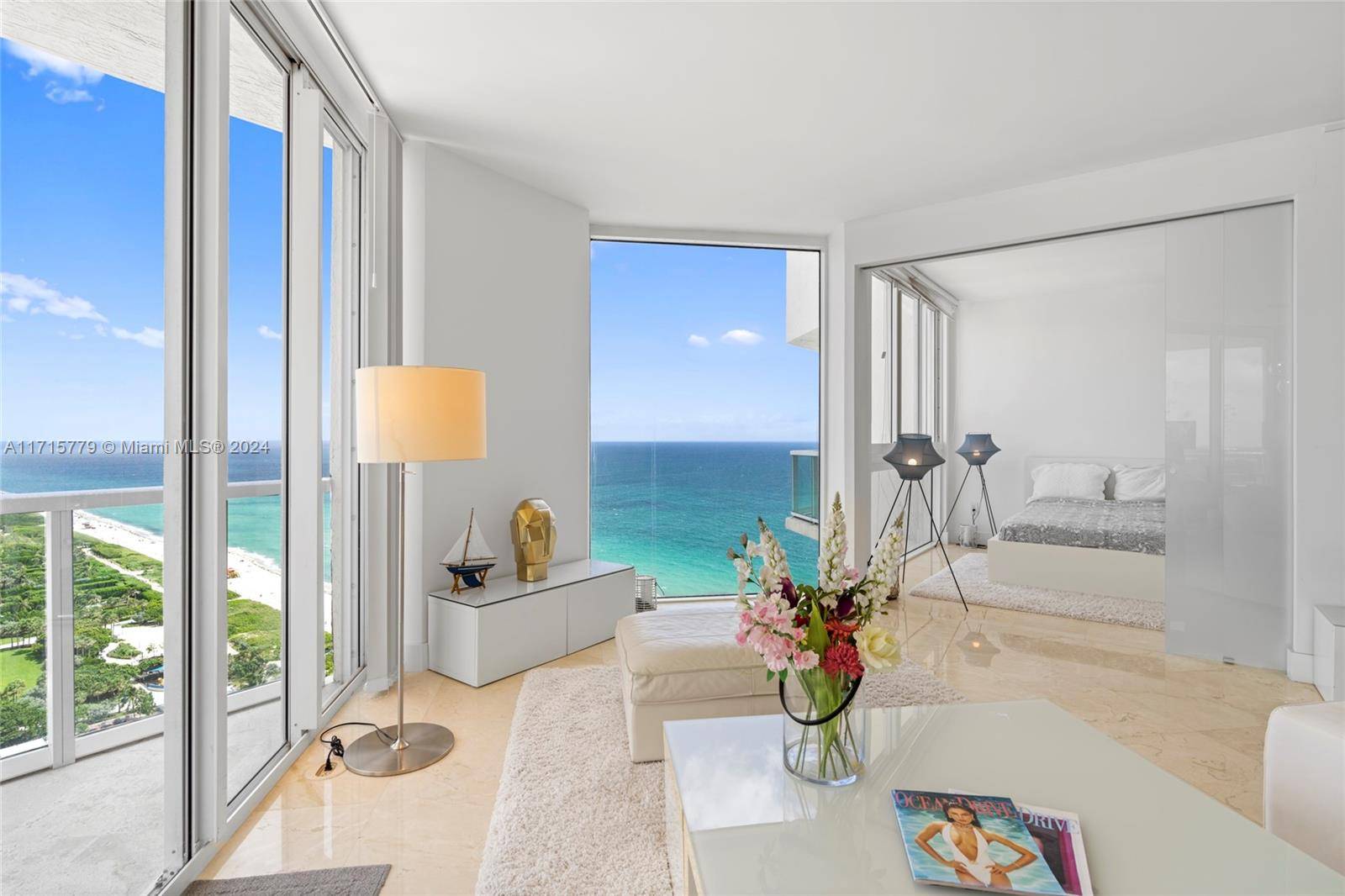 PRICED FOR QUICK SALE Dont miss out Stunning 180 degree views of Miami Beaches in this penthouse level condo.