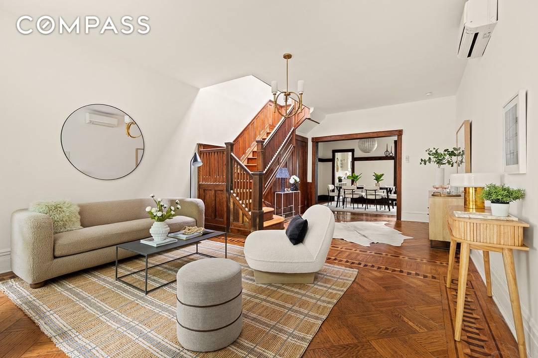Welcome to 219 Fenimore St, nestled on a tree lined block in vibrant Prospect Lefferts Gardens.
