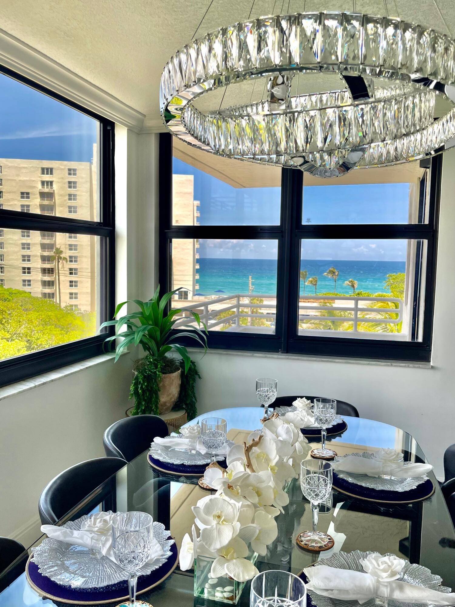 Absolutely stunning 3 bed, 2 bath ocean view condo, freshly painted with new upgraded flooring, new master closet, and decorative lighting and fans.