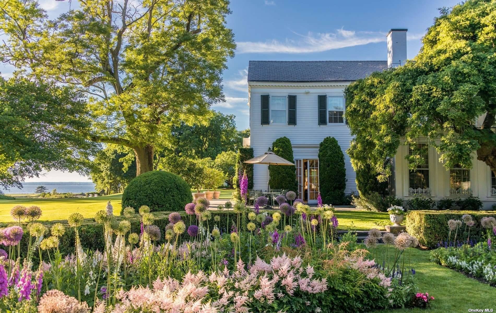 This last great Locust Valley waterfront estate is comprised of 11 beautifully cultivated and preserved acres offering a country manor lifestyle on the Gold Coast of Long Island.