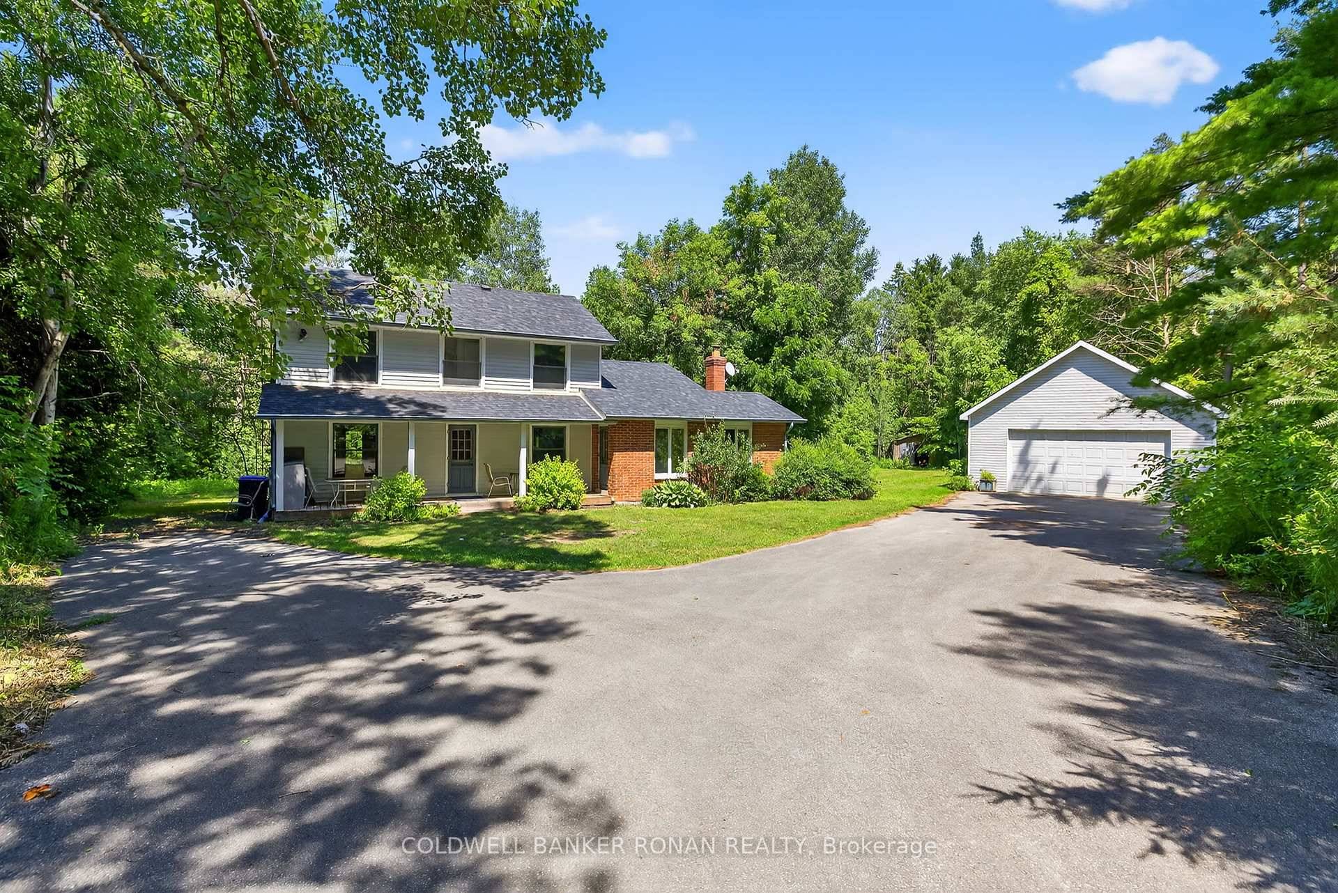 Nestled on a picturesque and private 10 acre property in South Adjala, this spacious 4 bedroom, 4 bathroom two storey home is accessed by a private paved driveway and includes ...