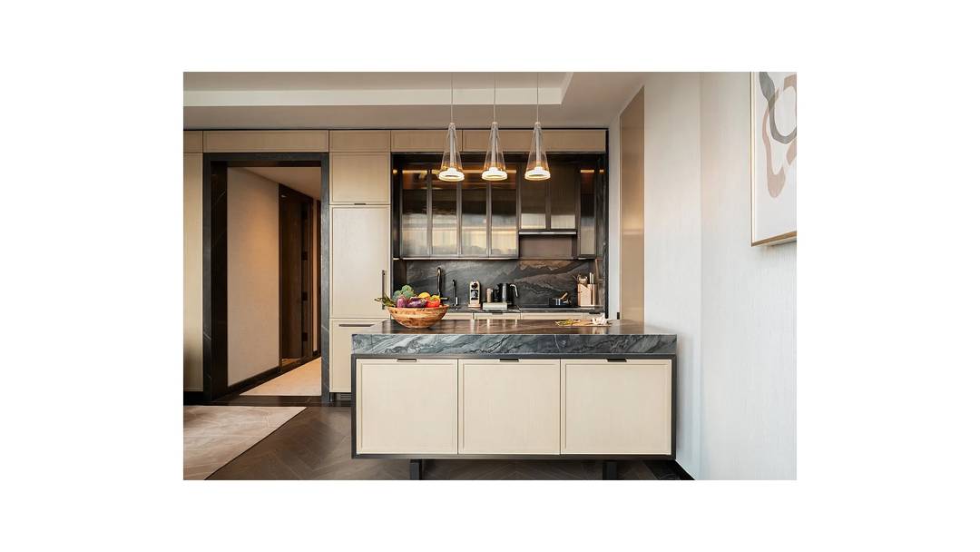 FULLY FURNISHED amp ; SERVICED, WEST VILLAGE WATERFRONT OASIS Starting from 39, 500 month Residence 5A offers a charming one bedroom, two bathroom layout, with 811 sq.