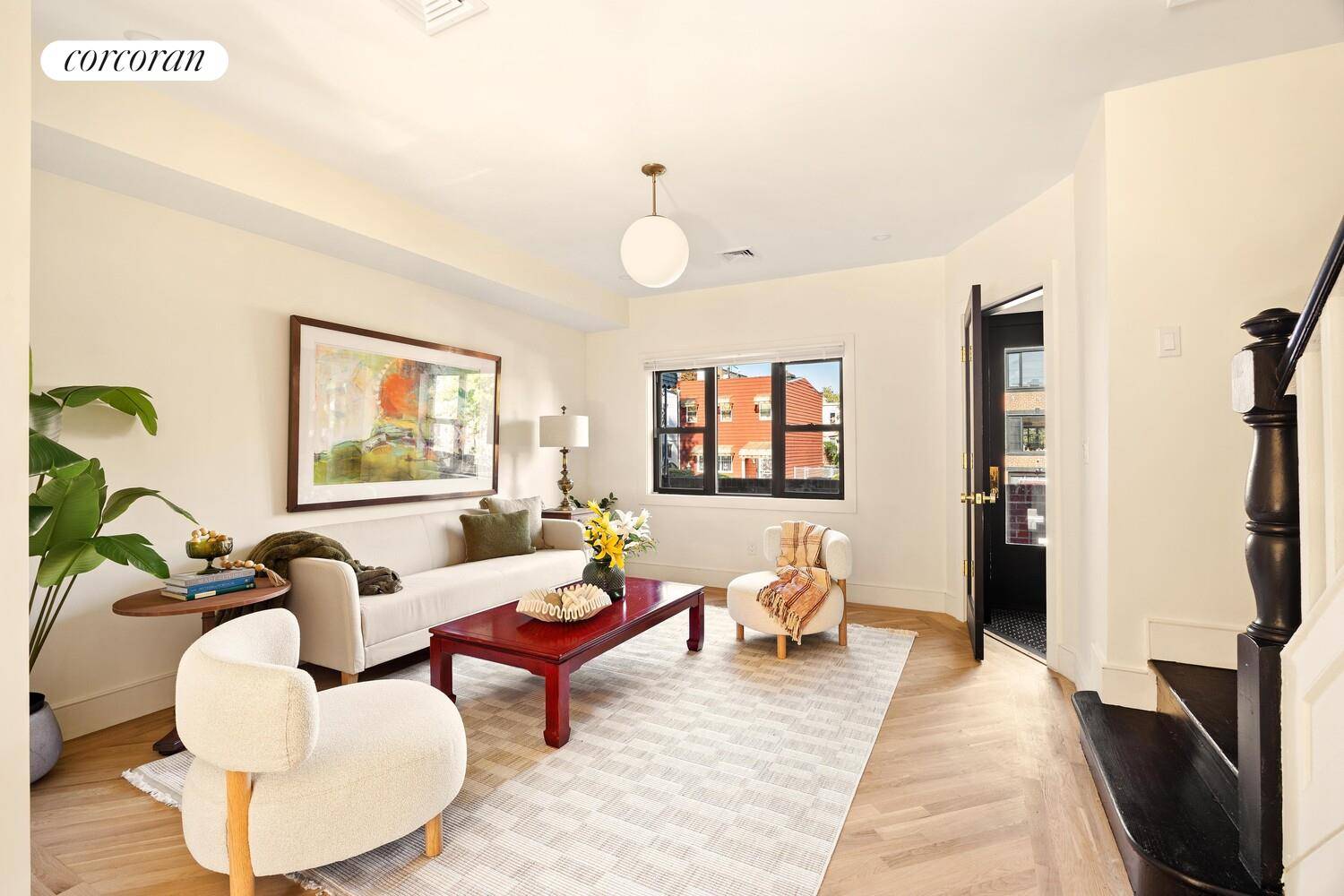 Welcome to this beautifully renovated single family storybook home, with your very own driveway for easy PARKING 24 hours a day, perfectly situated in the heart of Prospect Lefferts Gardens ...