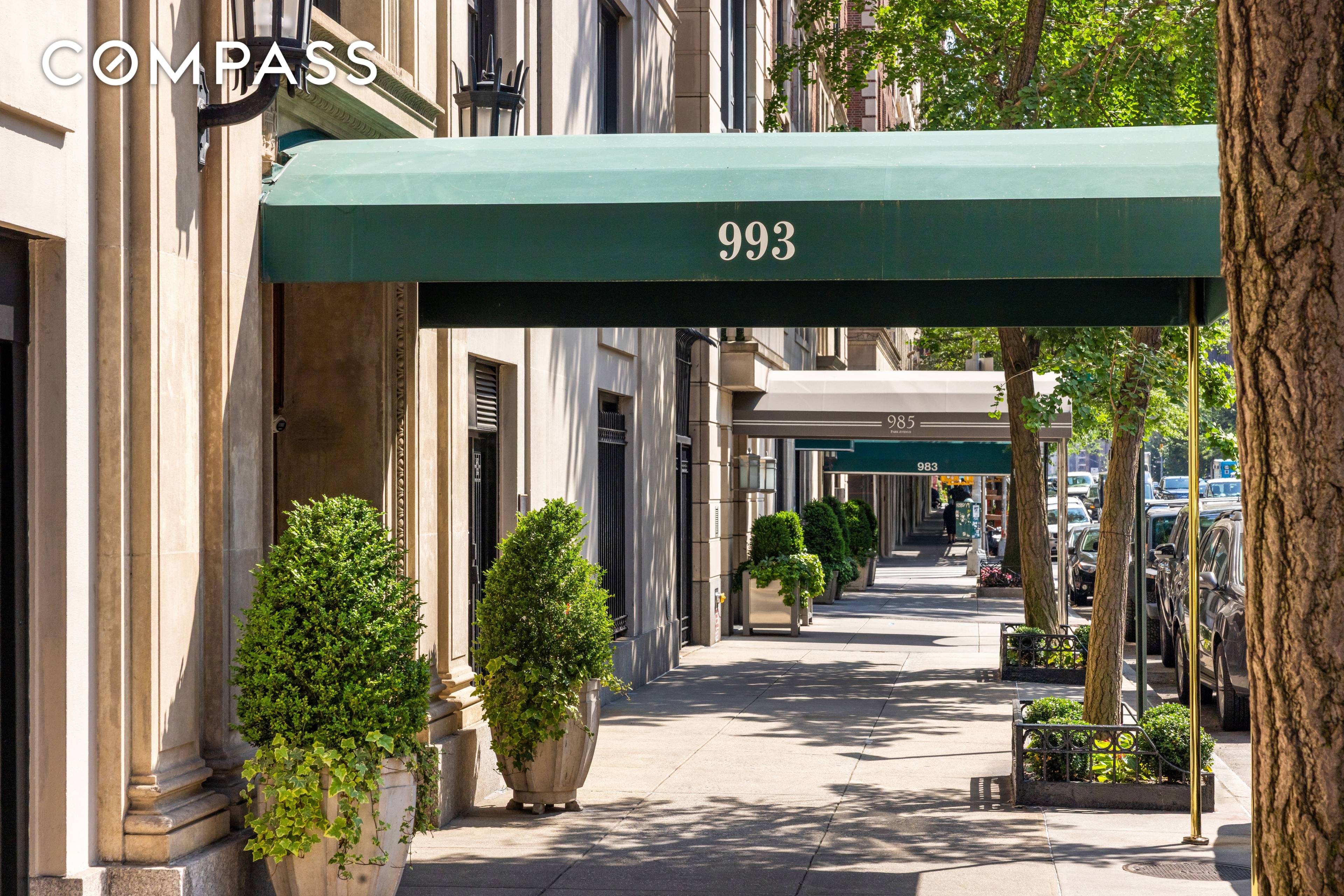 Classic Park Avenue elegance nestled in a distinguished full service co op, this serene five room home offers a blend of prewar elegance and modern comfort.