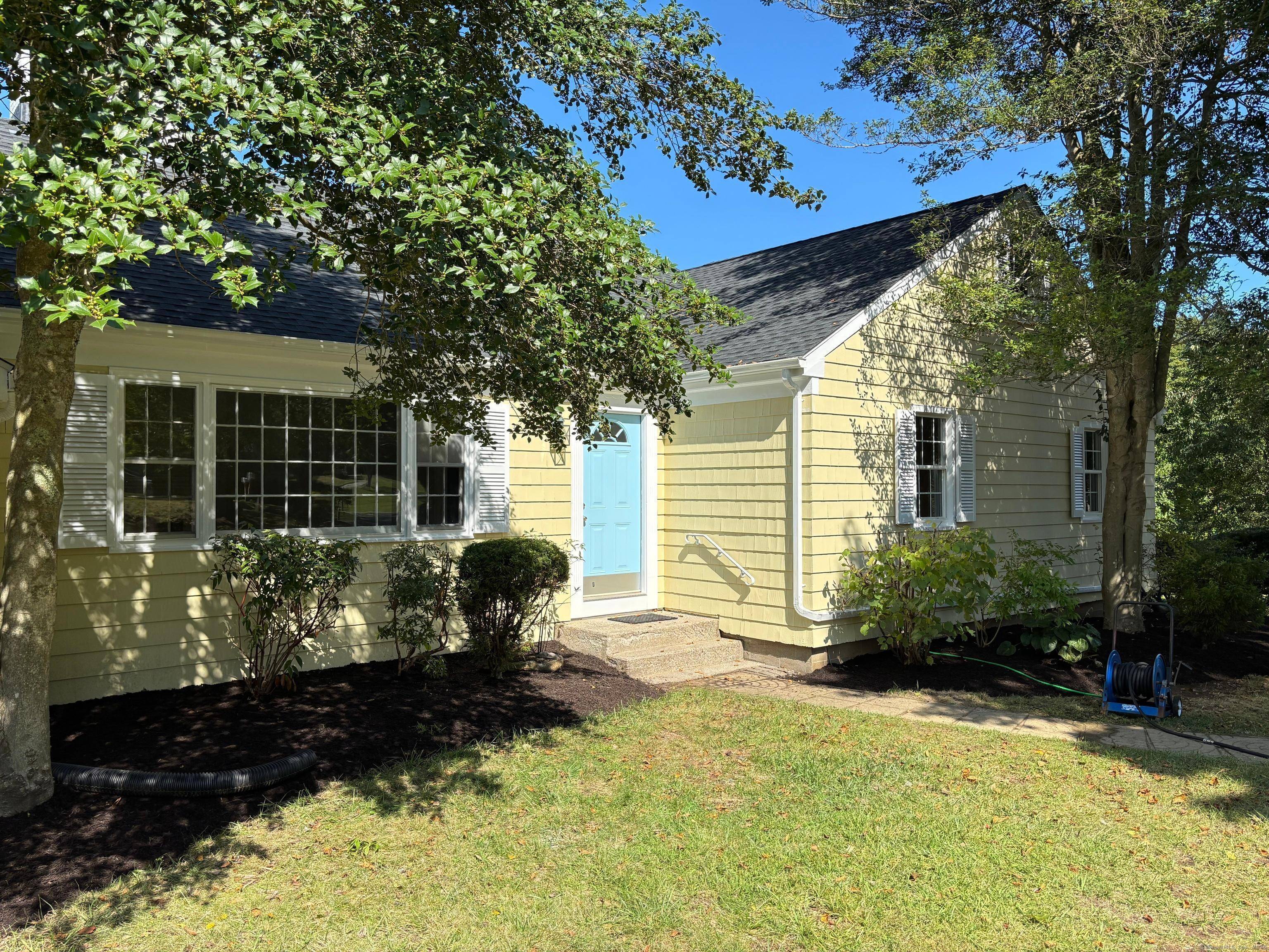 On a quiet cul de sac, sits this 2300 sf one floor custom home with an additional 300 sf three season sun room with propane stove in a lush, very ...