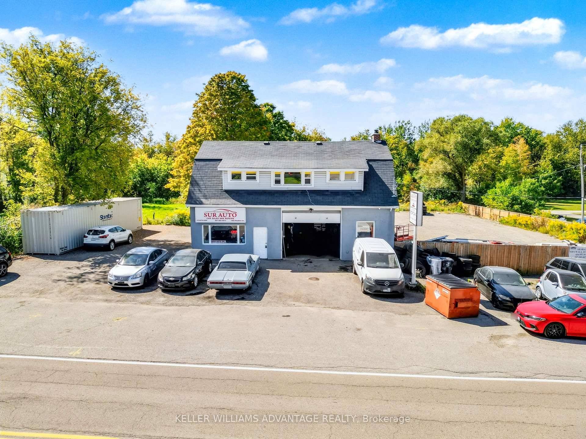 Exceptional opportunity to acquire a high visibility, well established Mechanic Shop with a three room office above the retail area.