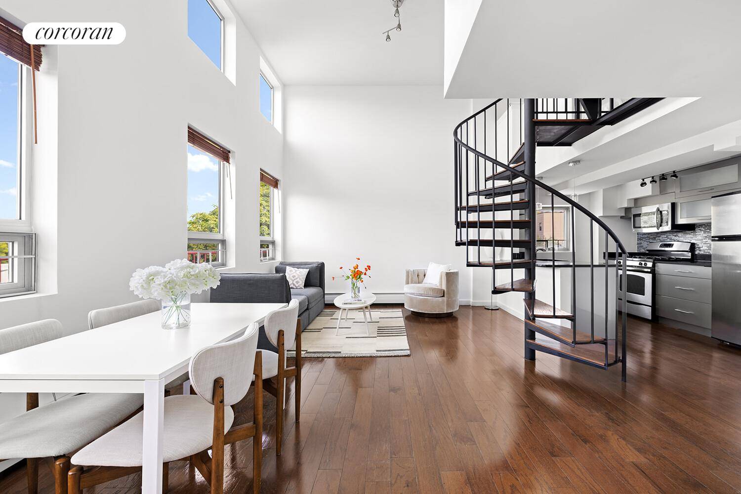 We are thrilled to offer a truly unique opportunity a magnificent 4th floor walk up condo offering approximately 800 square feet of modern interior living, complemented by two expansive private ...