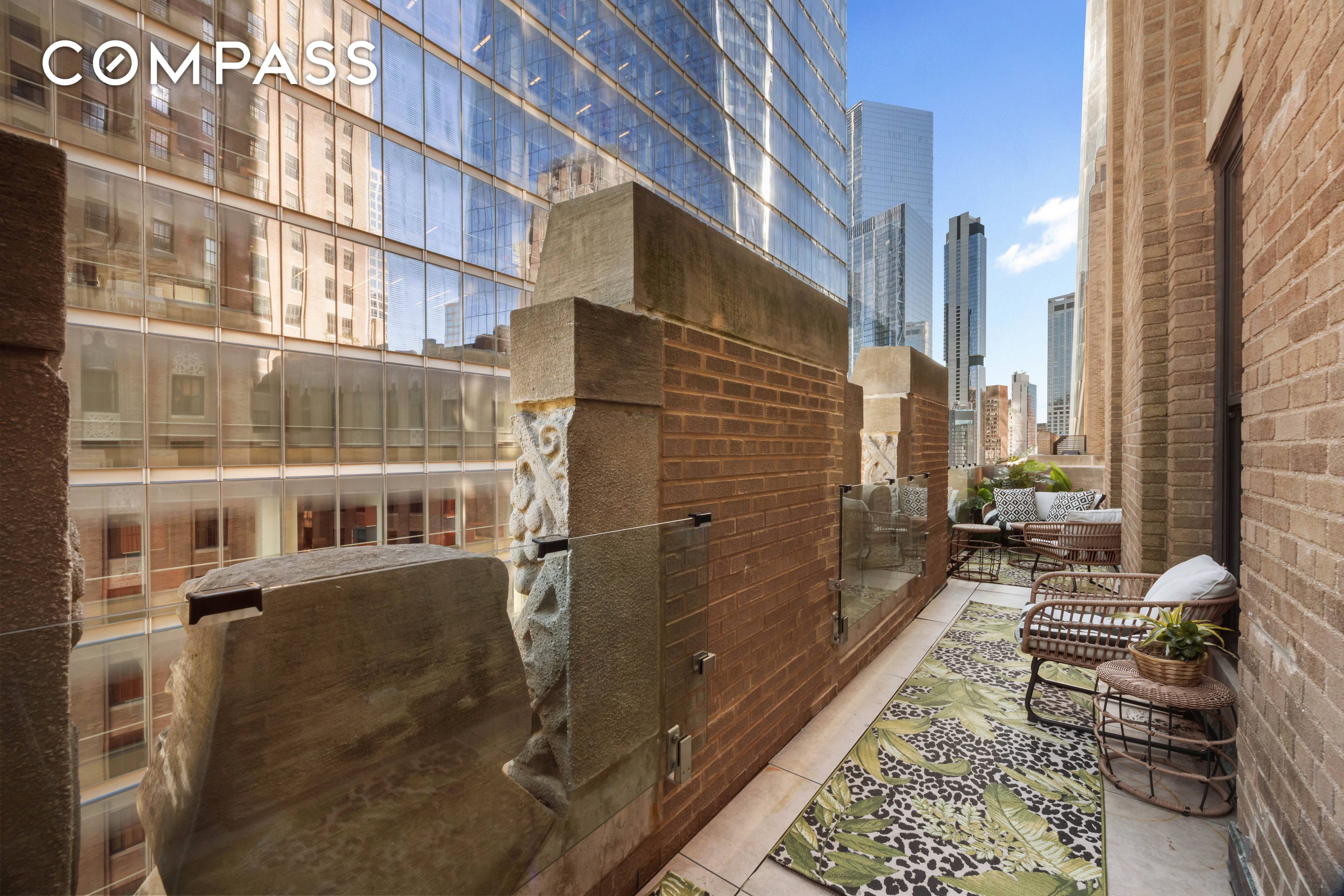 Refined Tribeca Living with a Spectacular Private Terrace, Designer Finishes, and Full Service Amenities.