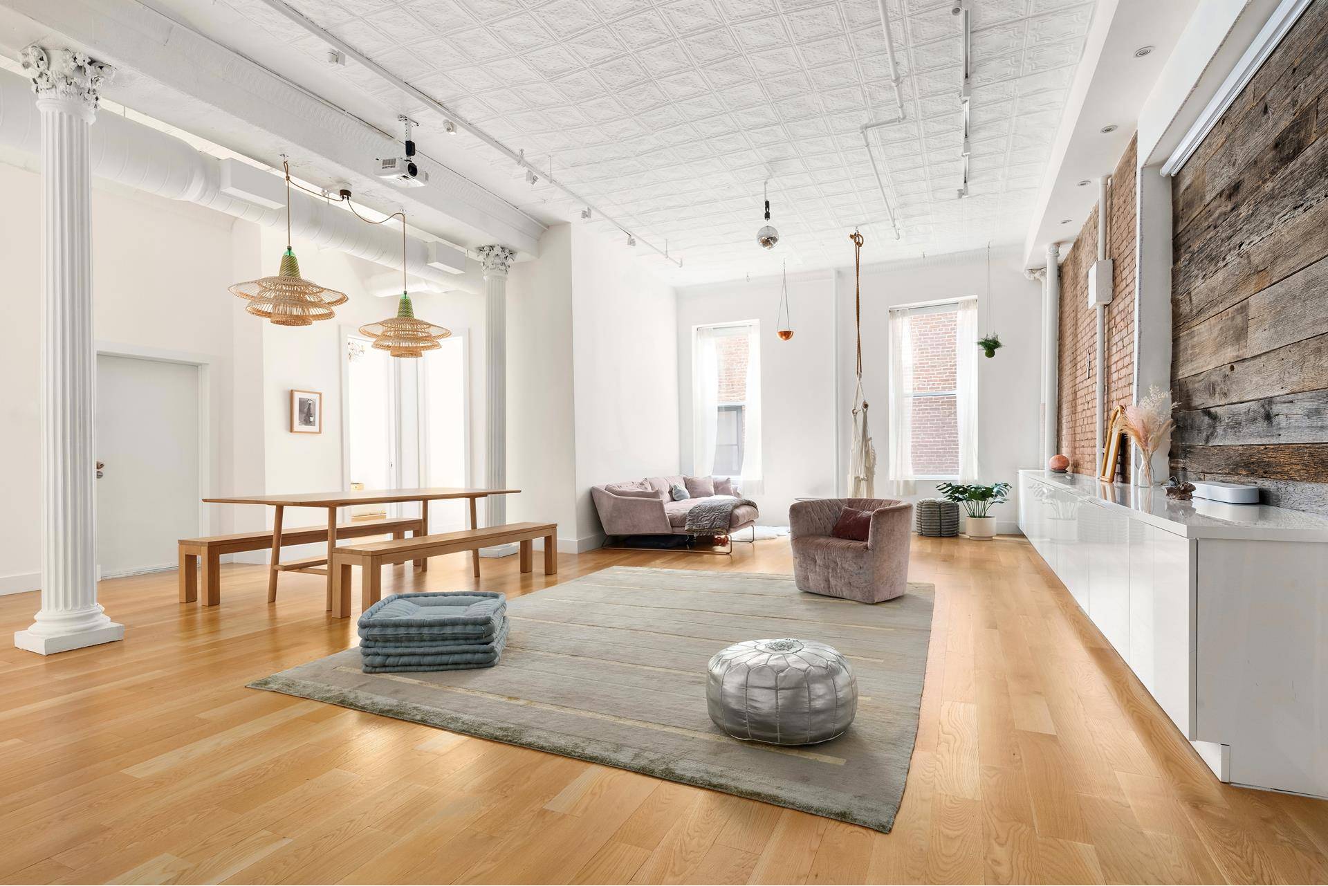 Just listed ! Rarely available a modest sized historic loft with grand scale proportions, tasteful renovations alongside respectfully preserved restored original details, low monthly costs, and the kind sprawling comfortable ...