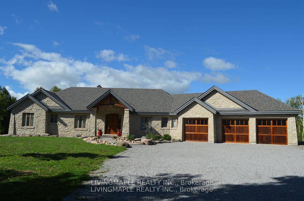 This custom 4 Bedroom bungalow with Finished walk out up basement amp ; separate entrance has it all situated on 25 wildlife filled acres with 1000' of road frontage offering ...