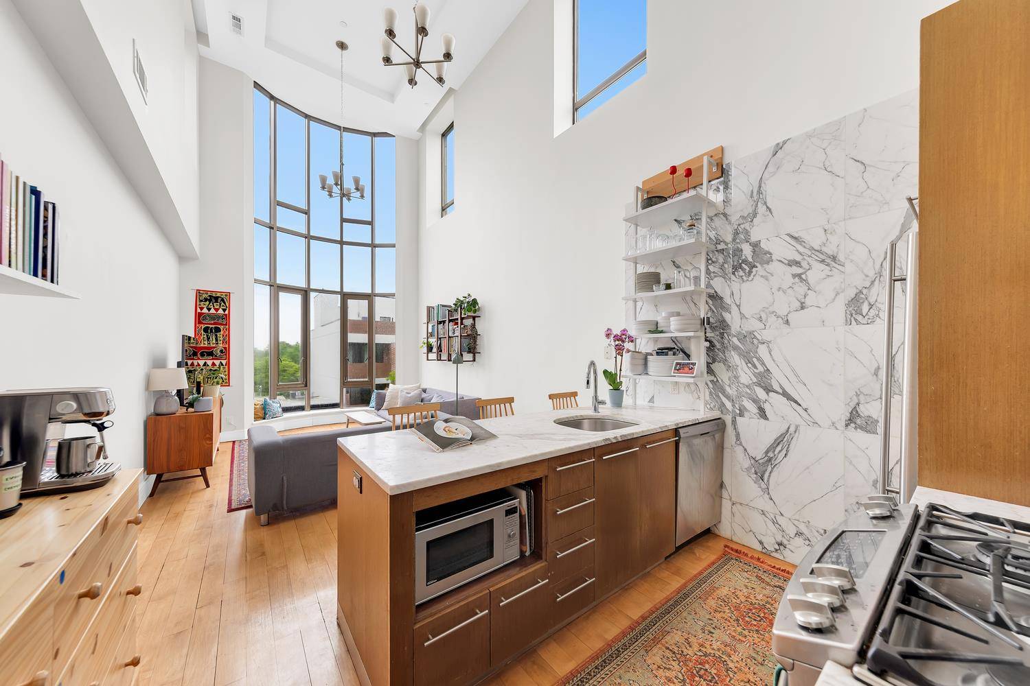Sprawling 3 bedroom, 2 bathroom duplex with 2 balconies for sale in prime South Slope, Brooklyn.
