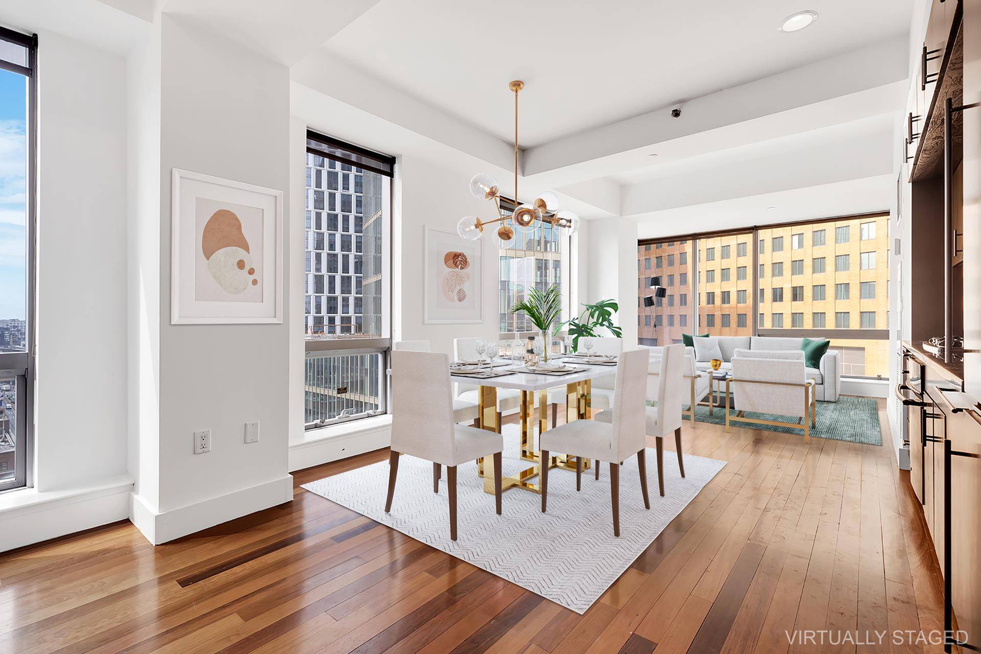 A corner two bedroom, two bath with amazing views in the Toren.