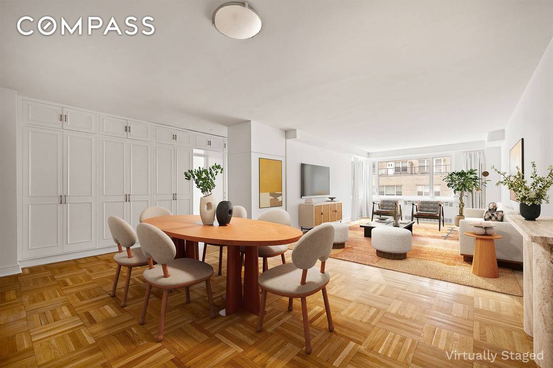 Apt 12D at 411 East 53rd Street is a hi floor, large, beautiful, and light filled 2 Bedroom, 2 bathroom home.