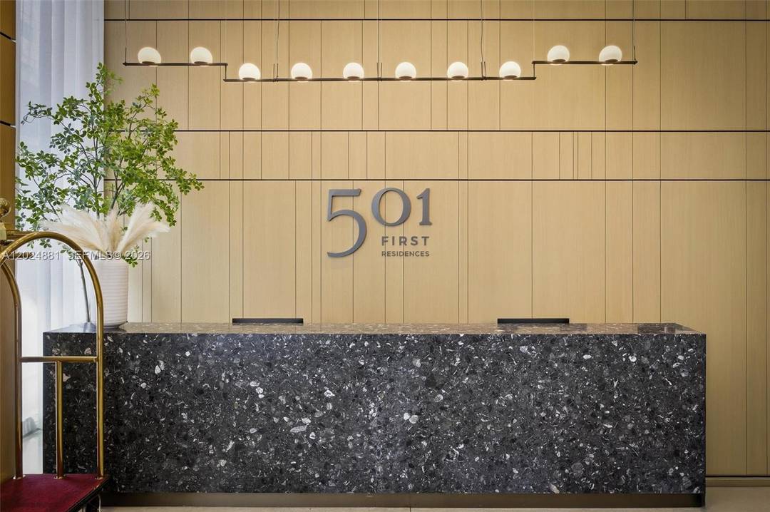 Luxury 2BD 2BA residence at 501 First Residences in the heart of Downtown Miami.